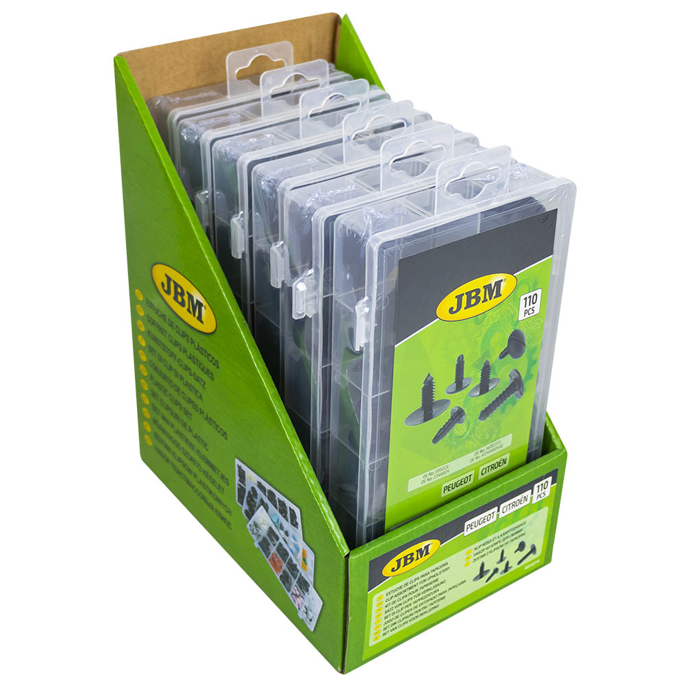 KIT DI 110 PZ. CLIP PER TAPPEZZATURA PEUGEOT/CITROËN 53715 JBM
