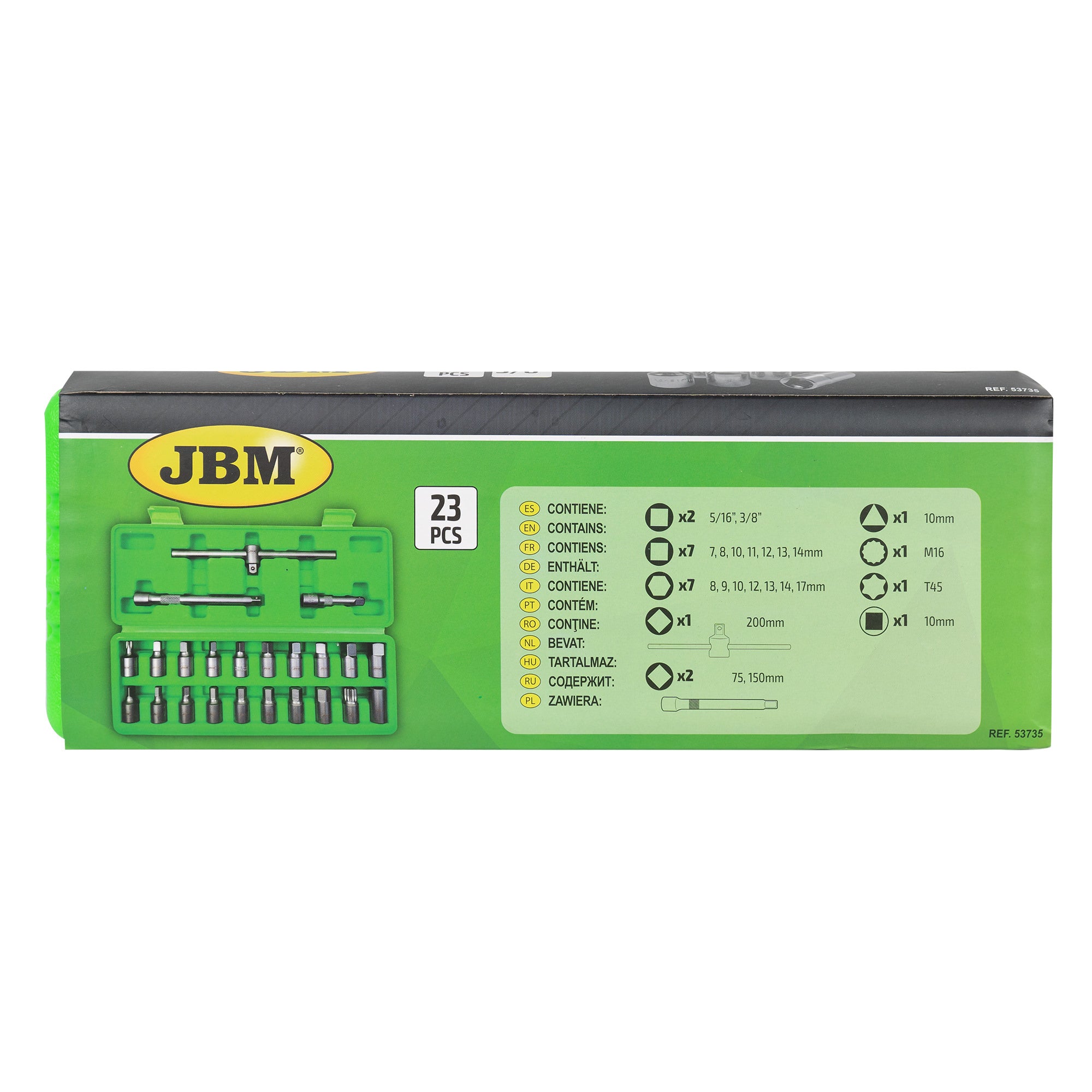 KIT DI BUSSOLE PER TAPPI CARTER 23 PEZZI 53735 JBM