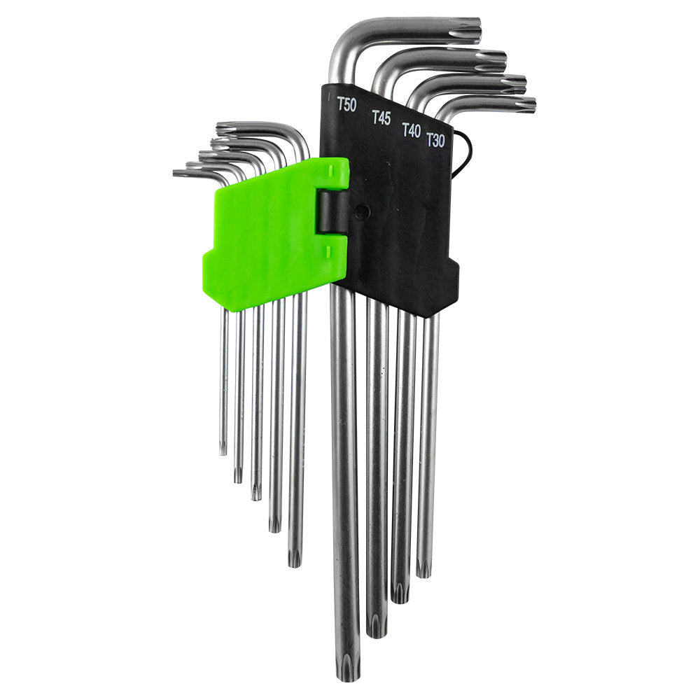 SET DI 9 CHIAVI TORX EXTRA LUNGHE 53737 JBM