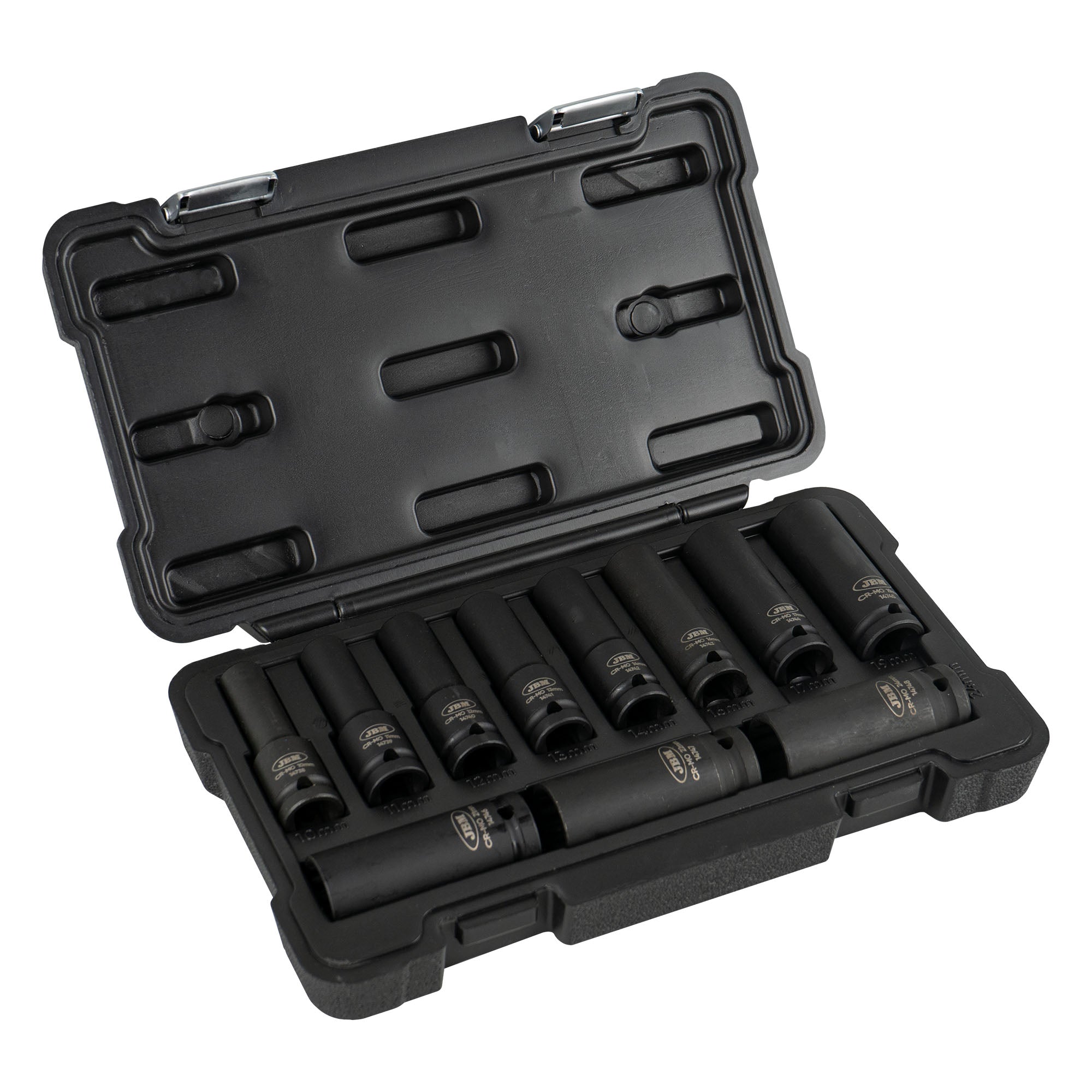 SET DI 11 BUSSOLE A IMPATTO LUNGHE A 12 LAME DA 1/2" JBM 53744