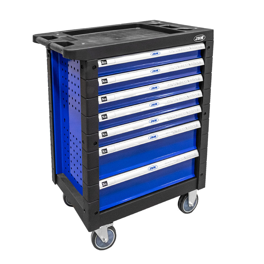 CARRELLO CON 7 CASSETTI BLU - VUOTO 53768 JBM