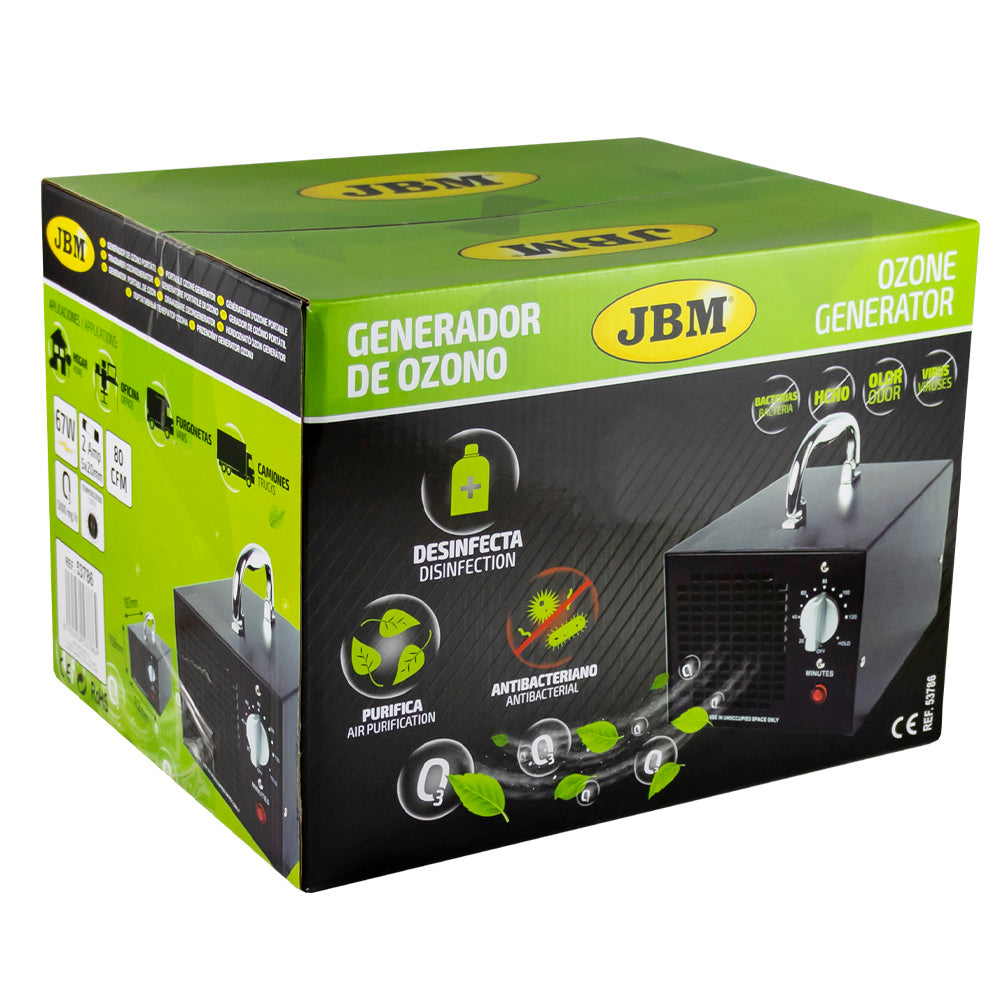 GENERATORE PORTATILE DI OZONO 5000MG/H (220V) JBM 53786