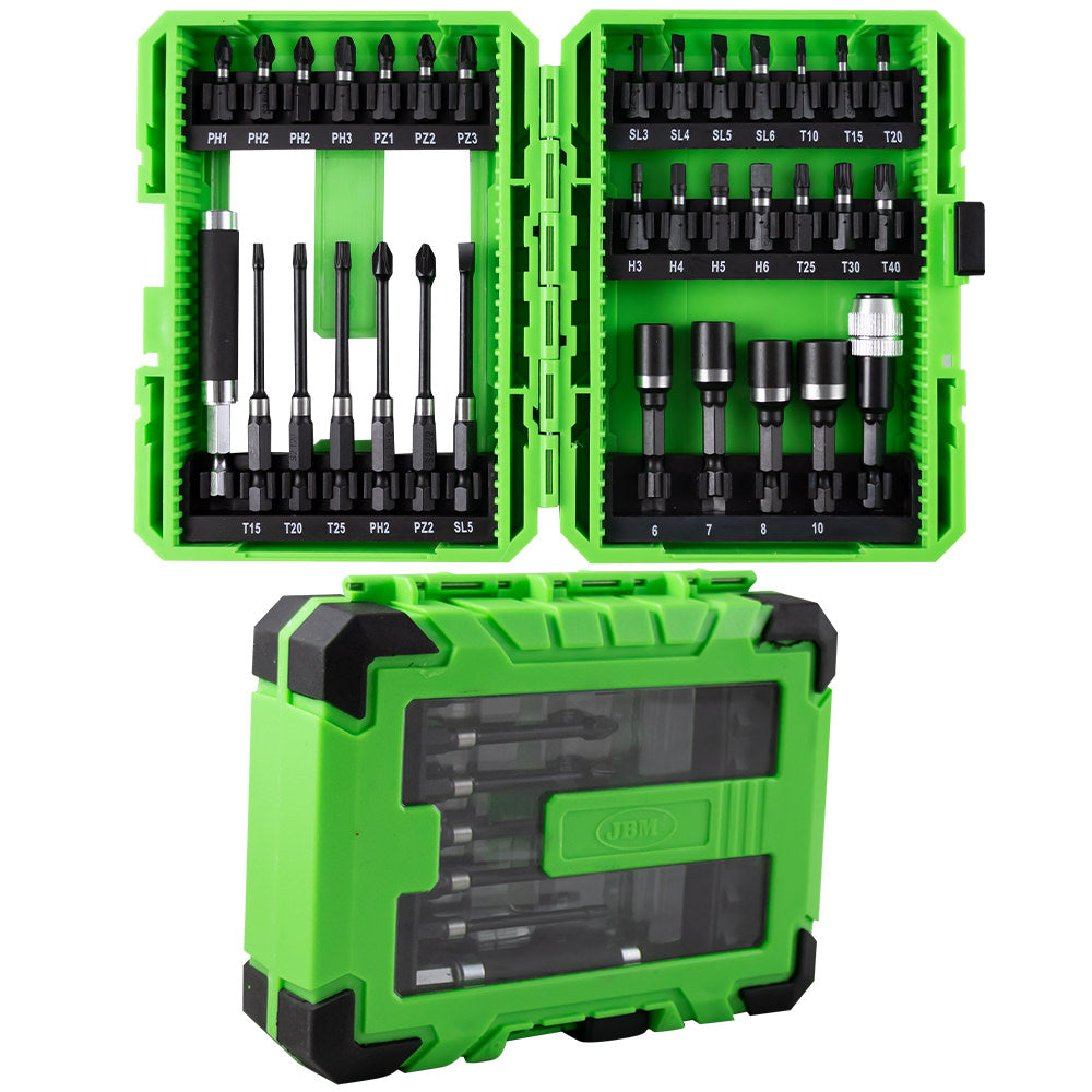 SET S2 INSERTI AD IMPATTO CON ADATTATORI - FINITURA NERA 53858 JBM