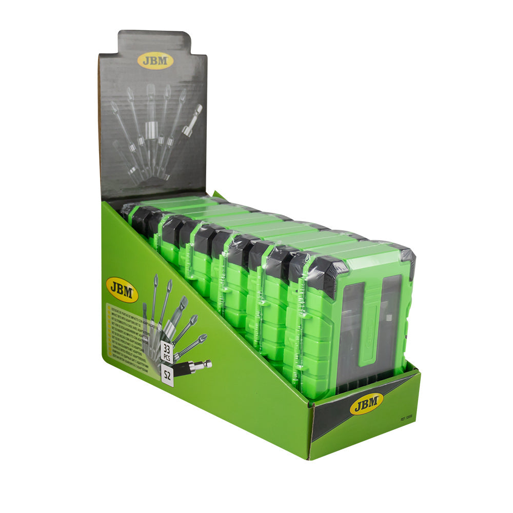 SET S2 INSERTI AD IMPATTO CON ADATTATORI - FINITURA NERA 53858 JBM
