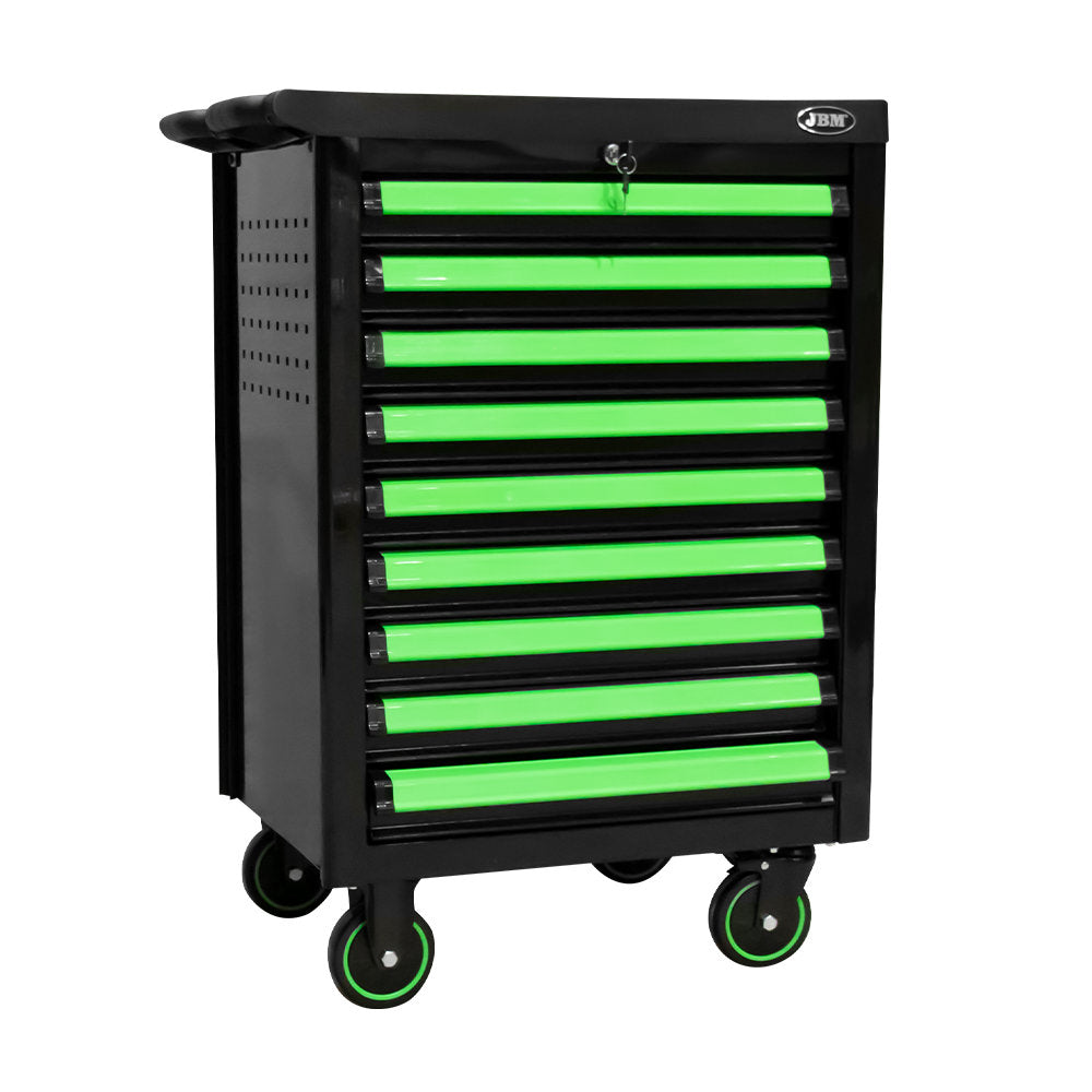CARRELLO CON 9 CASSETTI CON DIVISORI VERDE - VUOTO JBM 53867