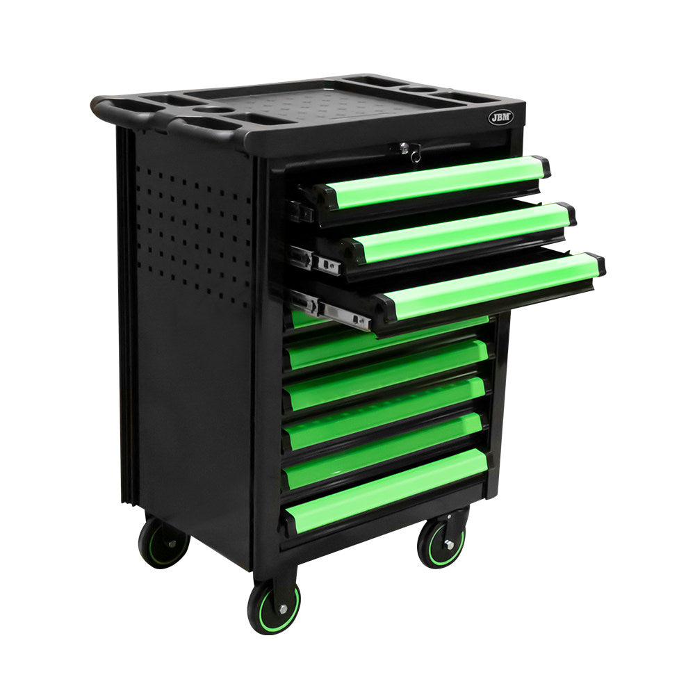 CARRELLO CON 9 CASSETTI CON DIVISORI VERDE - VUOTO JBM 53867