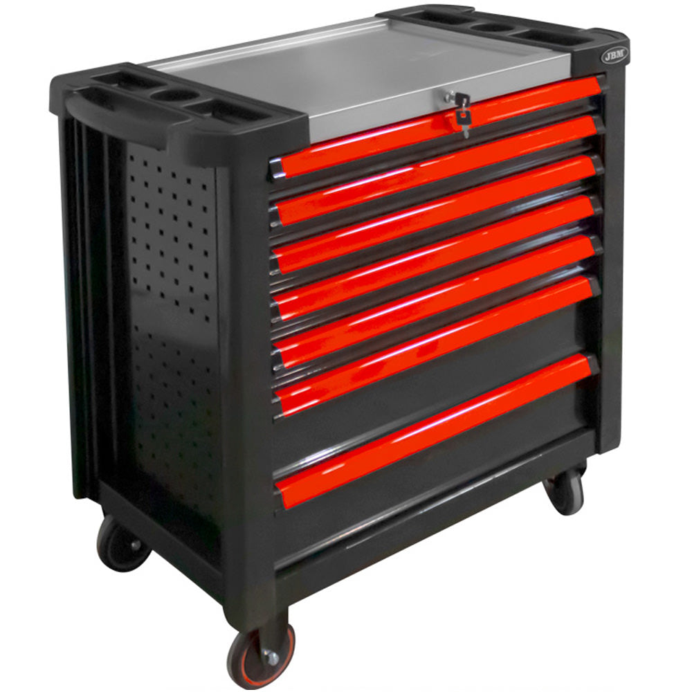 CARRELLO XL CON 7 CASSETTI ROSSO - VUOTO 53870 JBM