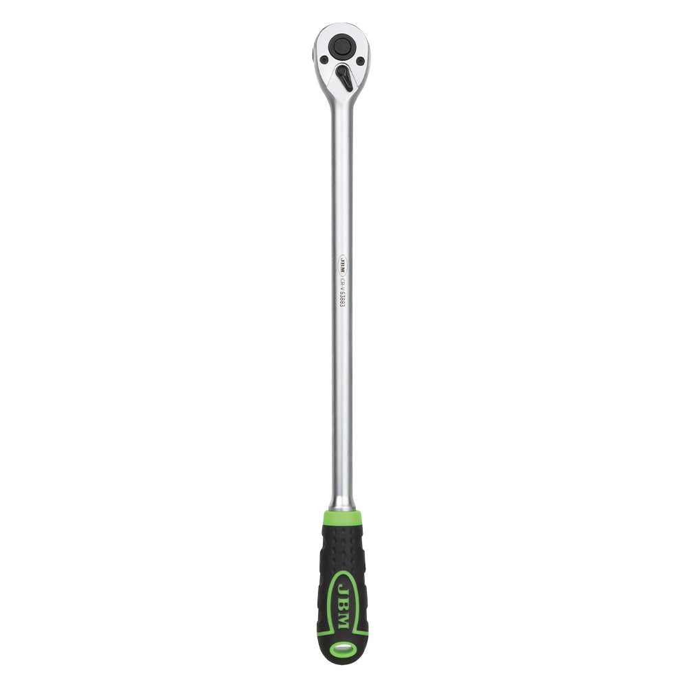 CRICCHETTO EXTRA LUNGO 1/4" 305MM CON TESTA A 72 DENTI 53883 JBM