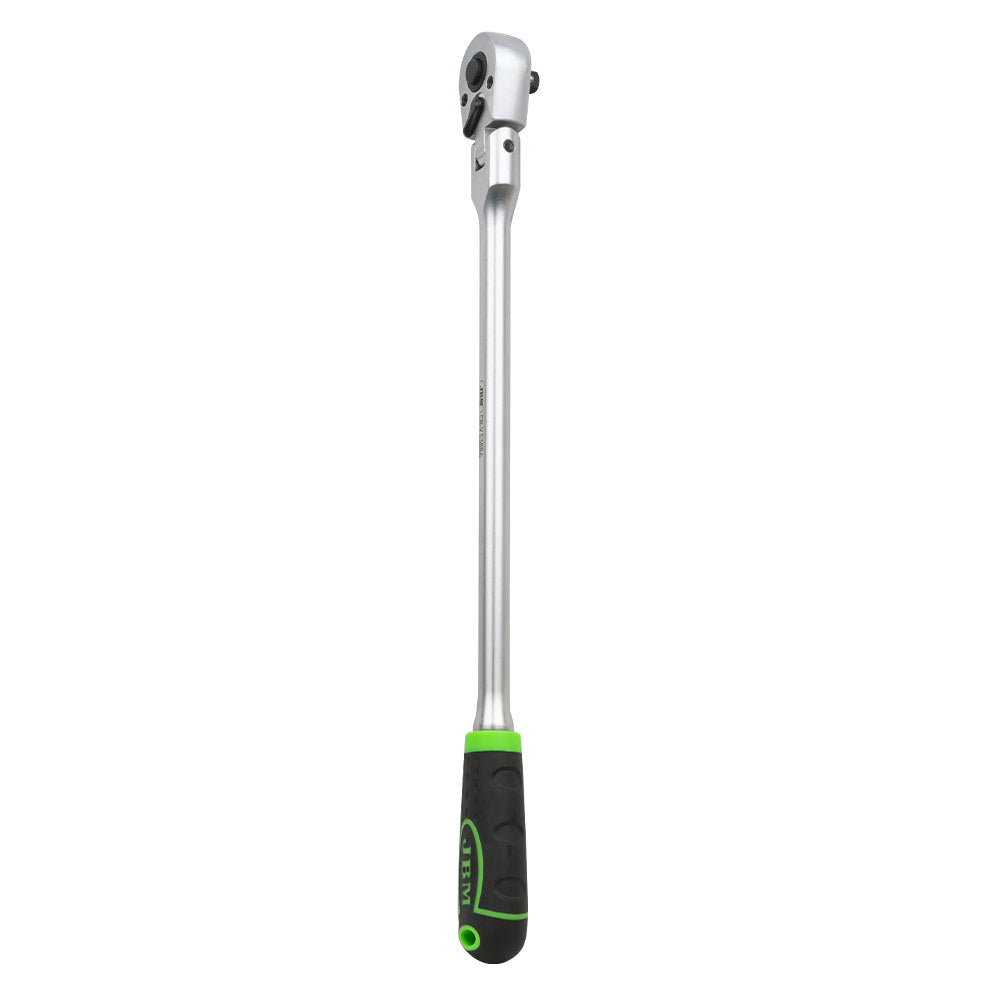 CRICCHETTO 1/4" ARTICOLATO EXTRA LUNGO 305MM CON TESTA A 72 DENTI 53886 JBM
