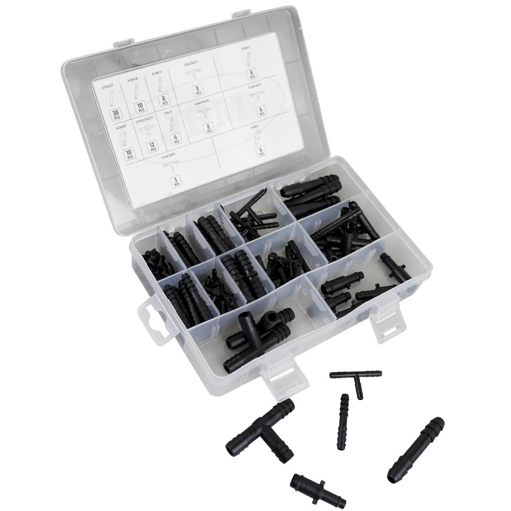 KIT DI 113 RACCORDI PER VUOTO PER AUTO 53910 JBM