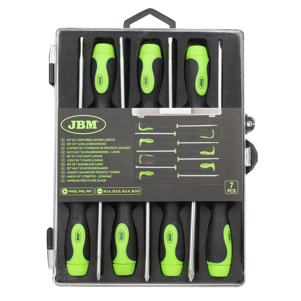 SET DI 7 CACCIAVITI LUNGHI 53917 JBM