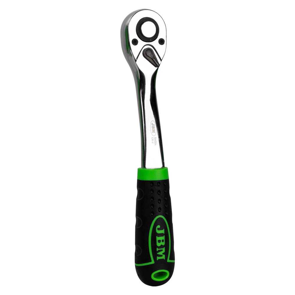 CRICCHETTO 1/2" CON TESTA A 72 DENTI 255MM - CROMATO 54024 JBM