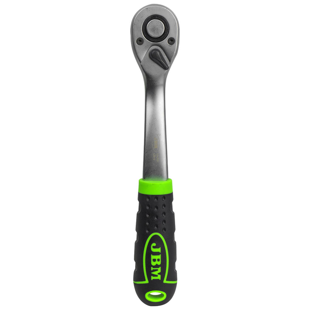 CRICCHETTO 1/2" CON TESTA A 72 DENTI 255MM E BUSSOLE ESAGONALI 54028 JBM