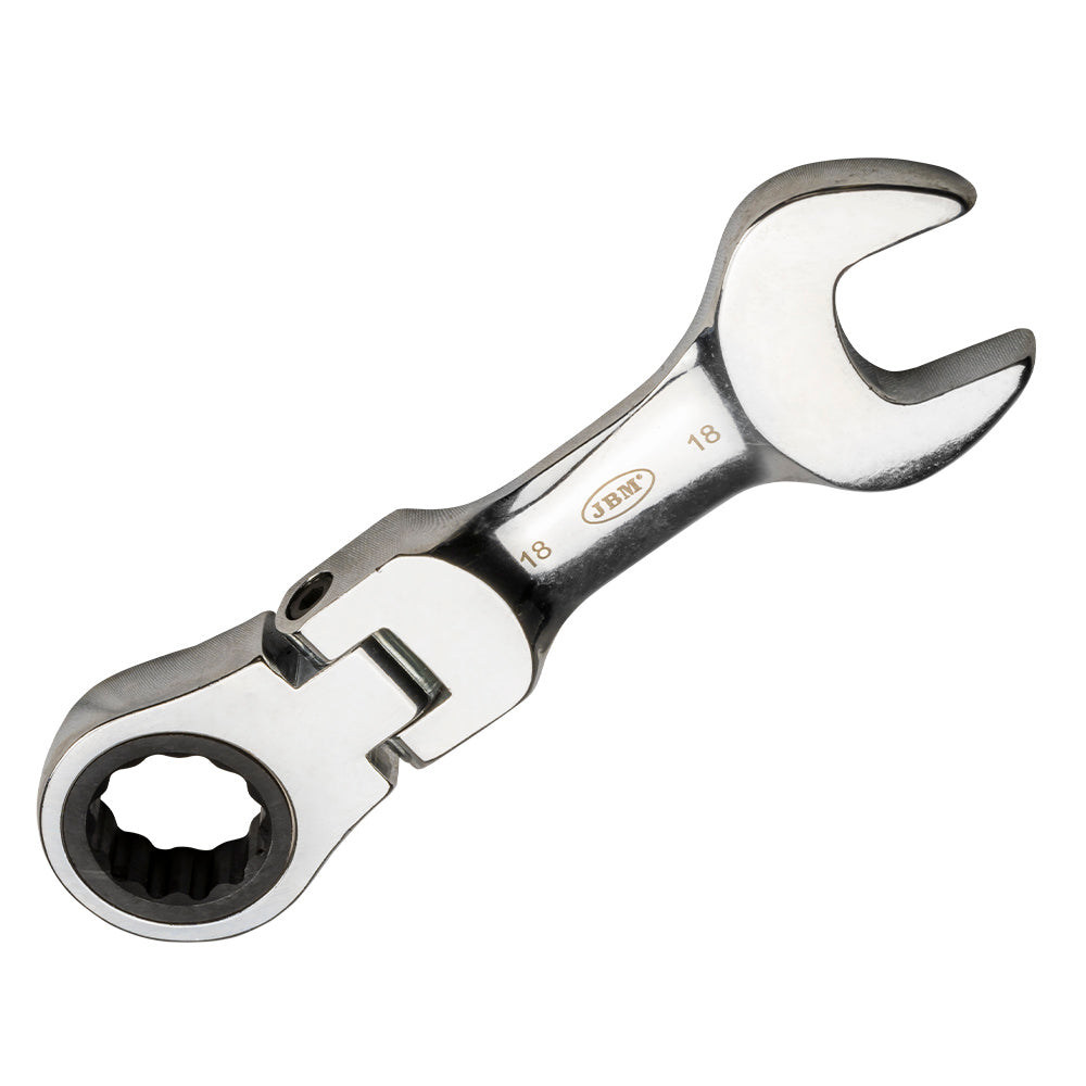 MODULO DI 12 MINI CHIAVI COMBINATE CON SNODO A CRICCHETTO JBM 54032