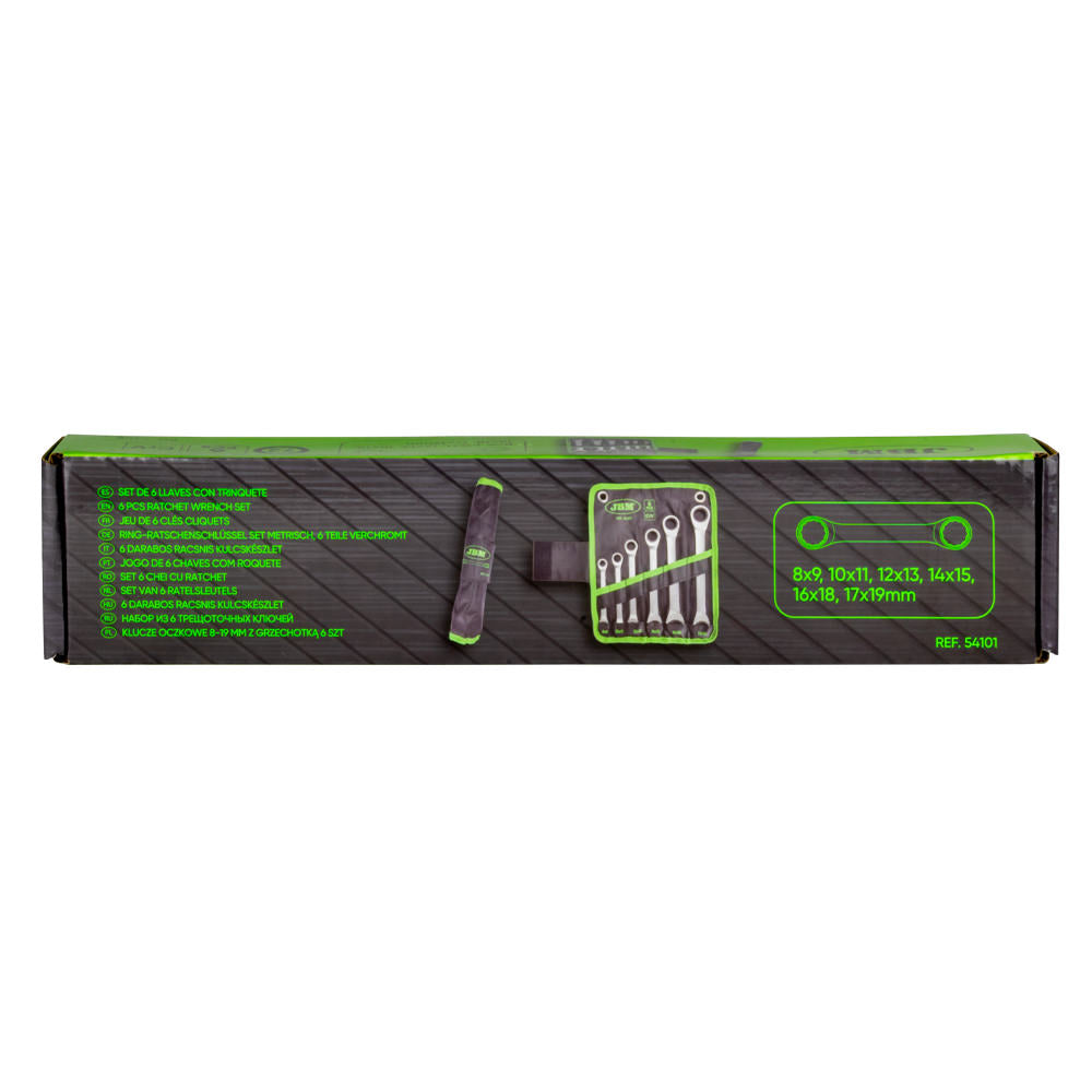 SET DI 6 CHIAVI A CRICCHETTO 54101 JBM