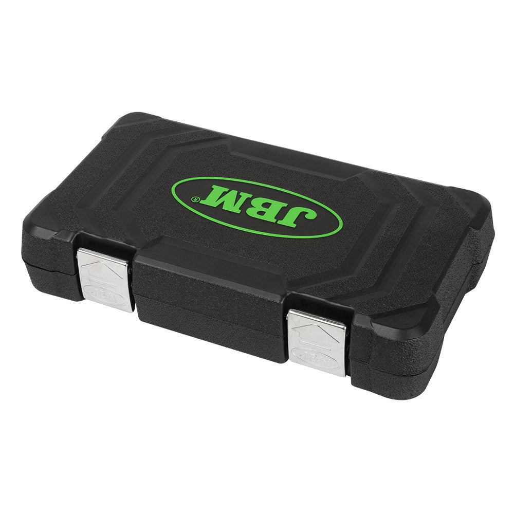 VALIGETTA DA 46 PEZZI CON BUSSOLE ESAGONALI SATINATE JBM 54109