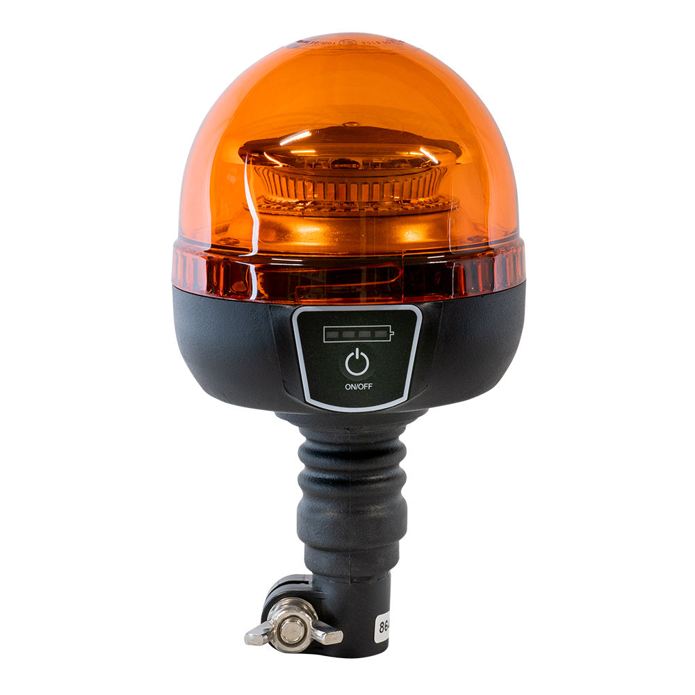 LUCE ROTANTE LED LAMPEGGIANTE CON BASE FLESSIBILE 54172 JBM