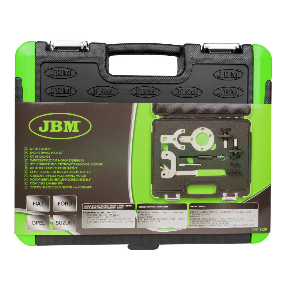 KIT DI MESSA IN FASE DEL MOTORE PER FIAT/FORD/OPEL/SUZUKI 1.3L 54211 JBM
