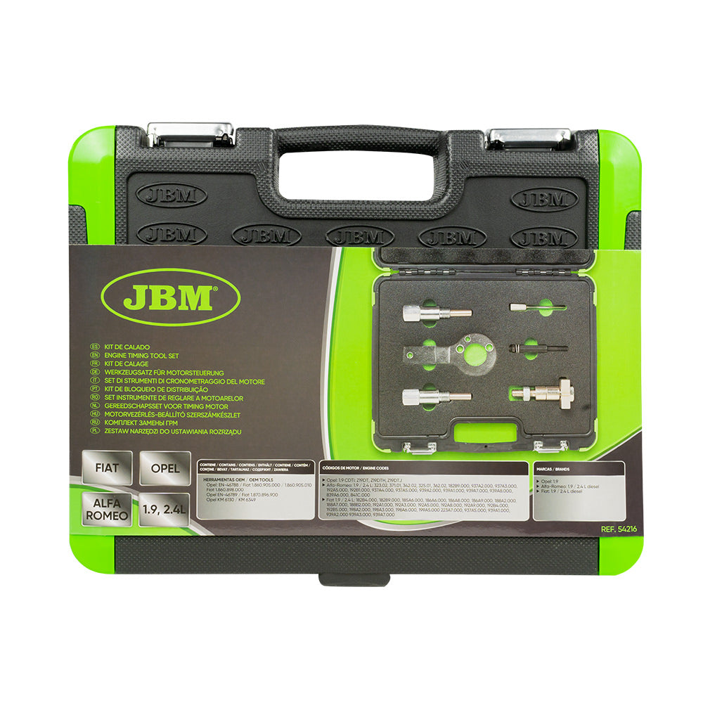 KIT DI MESSA IN FASE DEL MOTORE PER FIAT/OPEL/ALFA 1.9, 2.4L 16V 54216 JBM