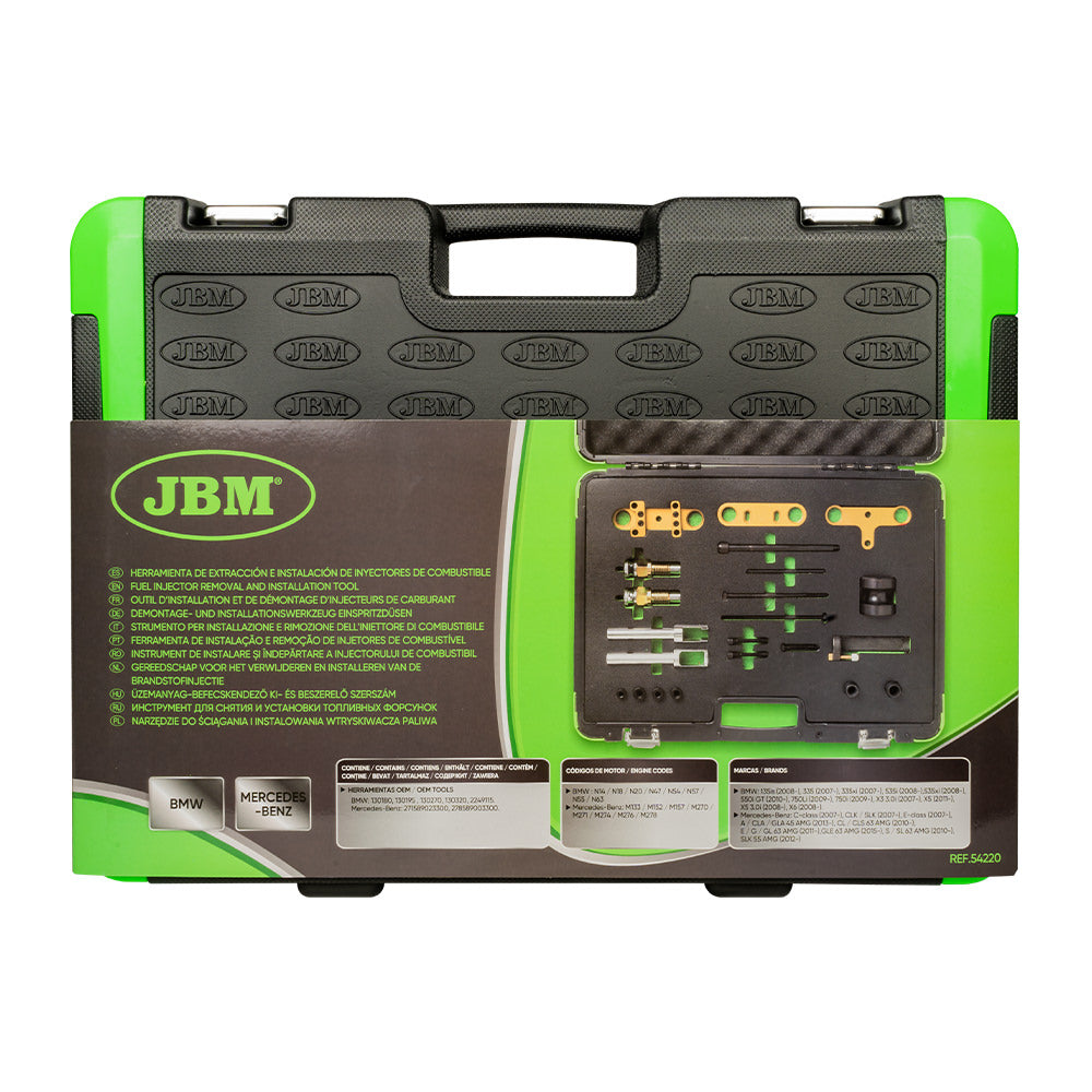 STRUMENTO PER INSTALLAZIONE E RIMOZIONE DELL'INIETTORE DI COMBUSTIBILE PER BMW MERCEDES BENZ JBM 54220