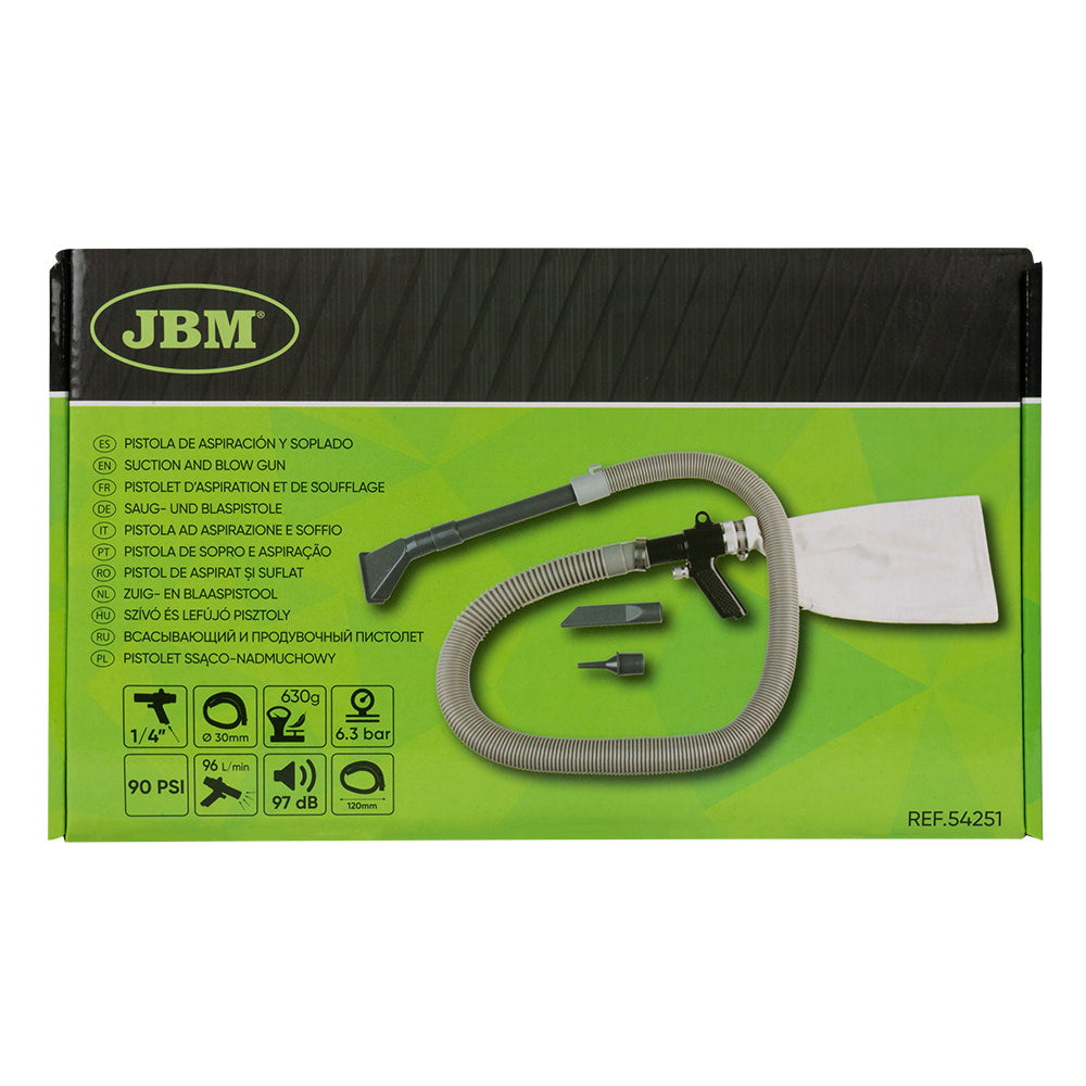 PISTOLA AD ASPIRAZIONE E SOFFIO 54251 JBM