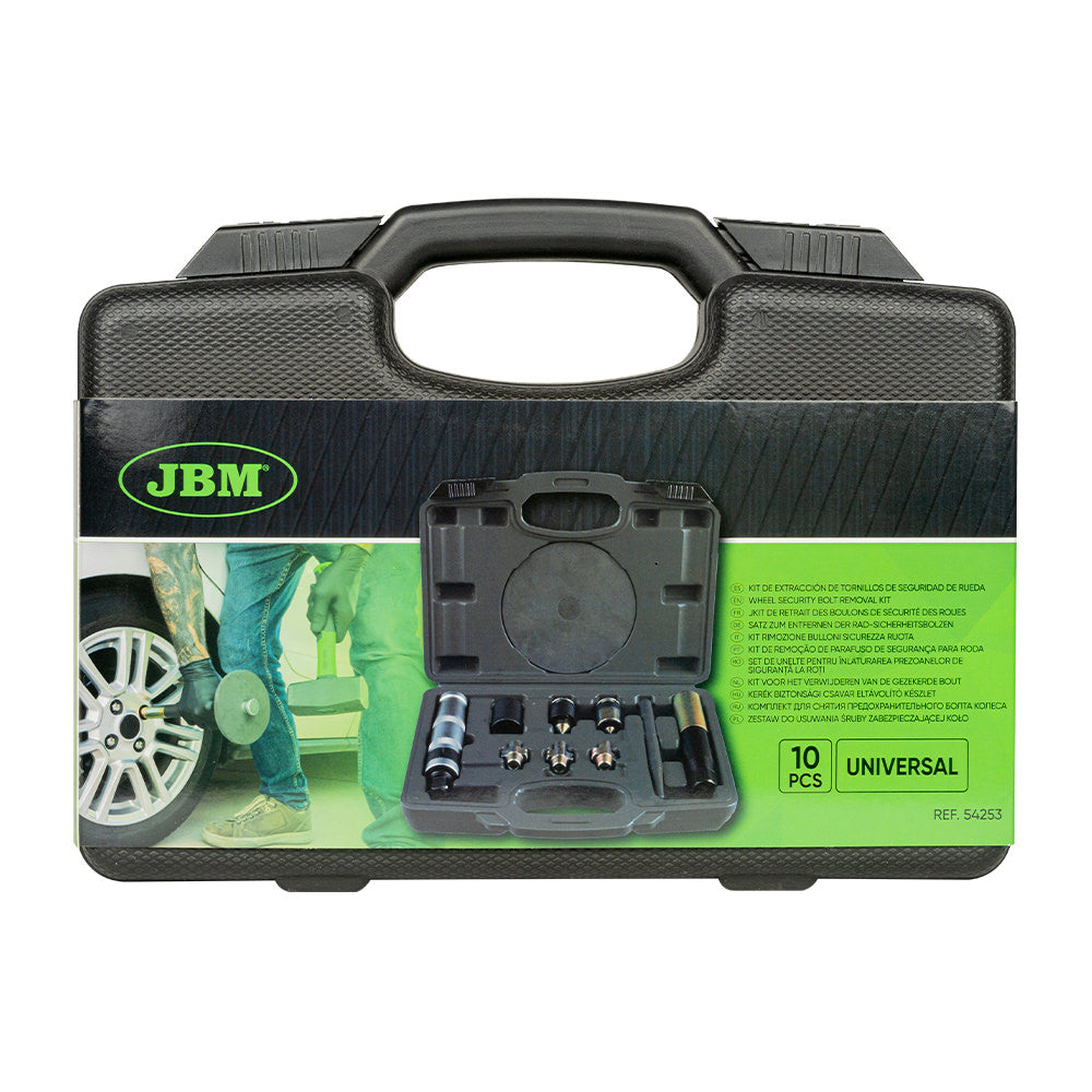 KIT DI RIMOZIONE VITI DI SICUREZZA DELLE RUOTE 54253 JBM