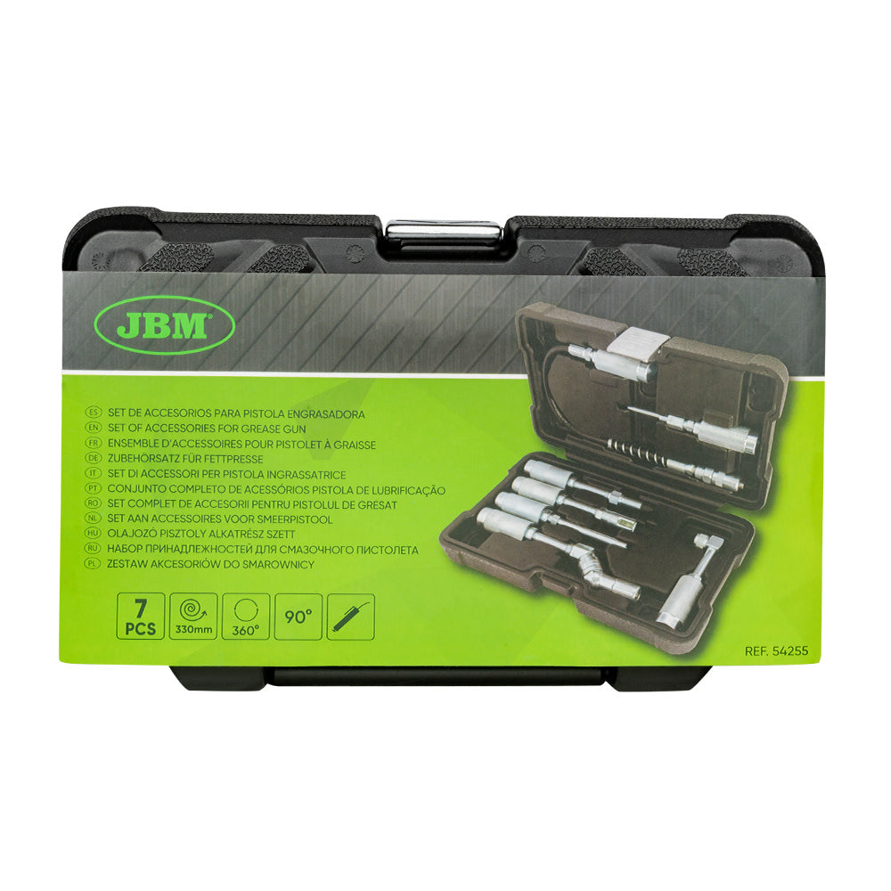 SET DI ACCESSORI PER PISTOLA INGRASSATRICE 54255 JBM