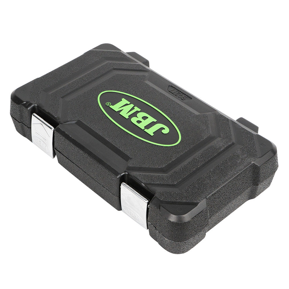 VALIGETTA DI UTENSILI 59 PEZZI CON BUSSOLE 3/8" ESAGONALI SATINATE JBM 54277