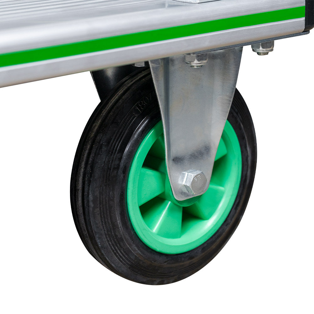 CARRELLO PIATTAFORMA PIEGHEVOLE IN ALLUMINIO 300KG JBM 54305