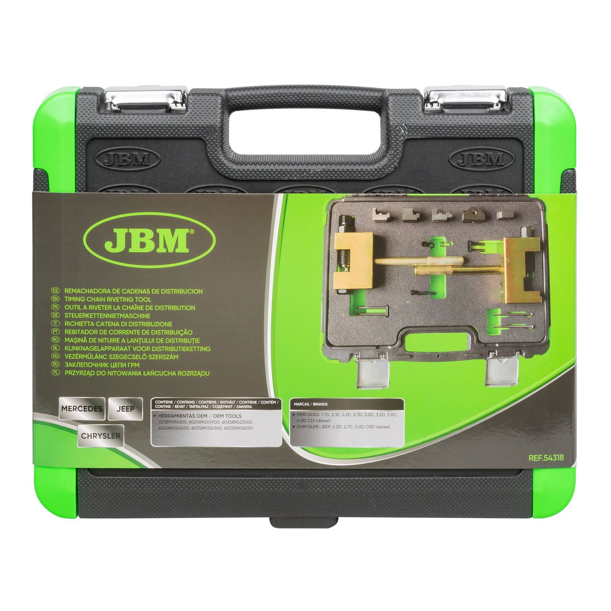 RIVETTATRICE PER CATENE DI DISTRIBUZIONE 54318 JBM