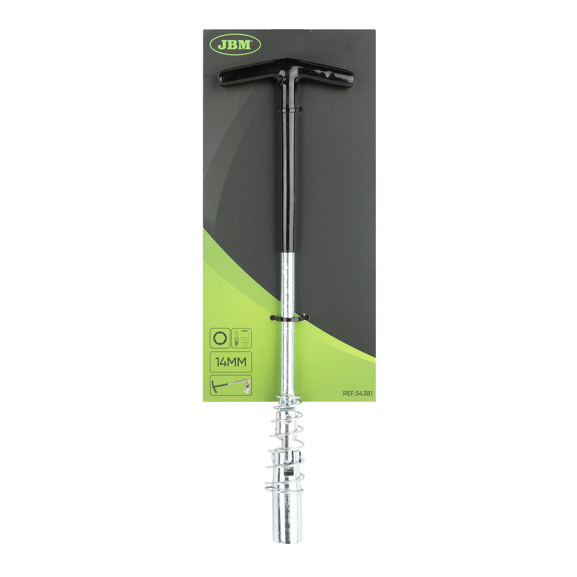 CHIAVE A BUSSOLA SNODATA PER CANDELE 14 MM 54381 JBM