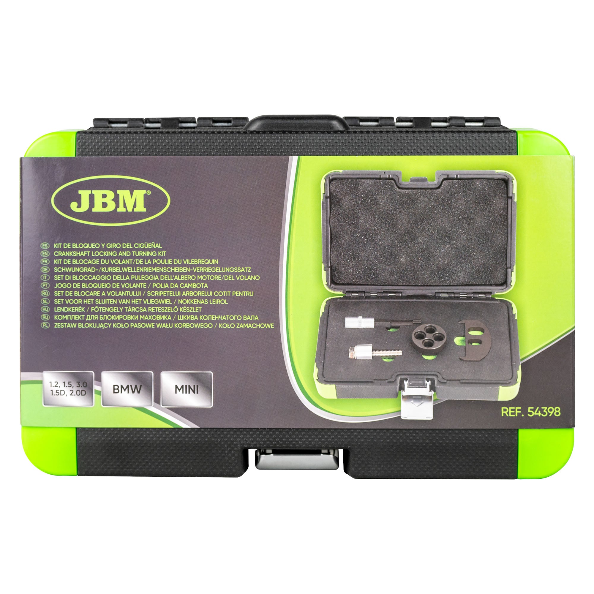 SET DI BLOCCAGGIO DELLA PULEGGIA DELL'ALBERO MOTORE/DEL VOLANO PER BMW/MINI 54398 JBM