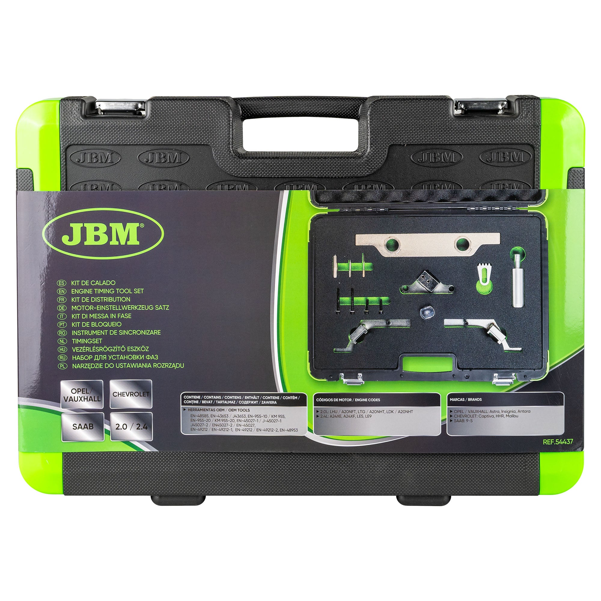 KIT DI MESSA IN FASE PER OPEL/CHEVROLET/SAAB 2.0, 2.4 54437 JBM