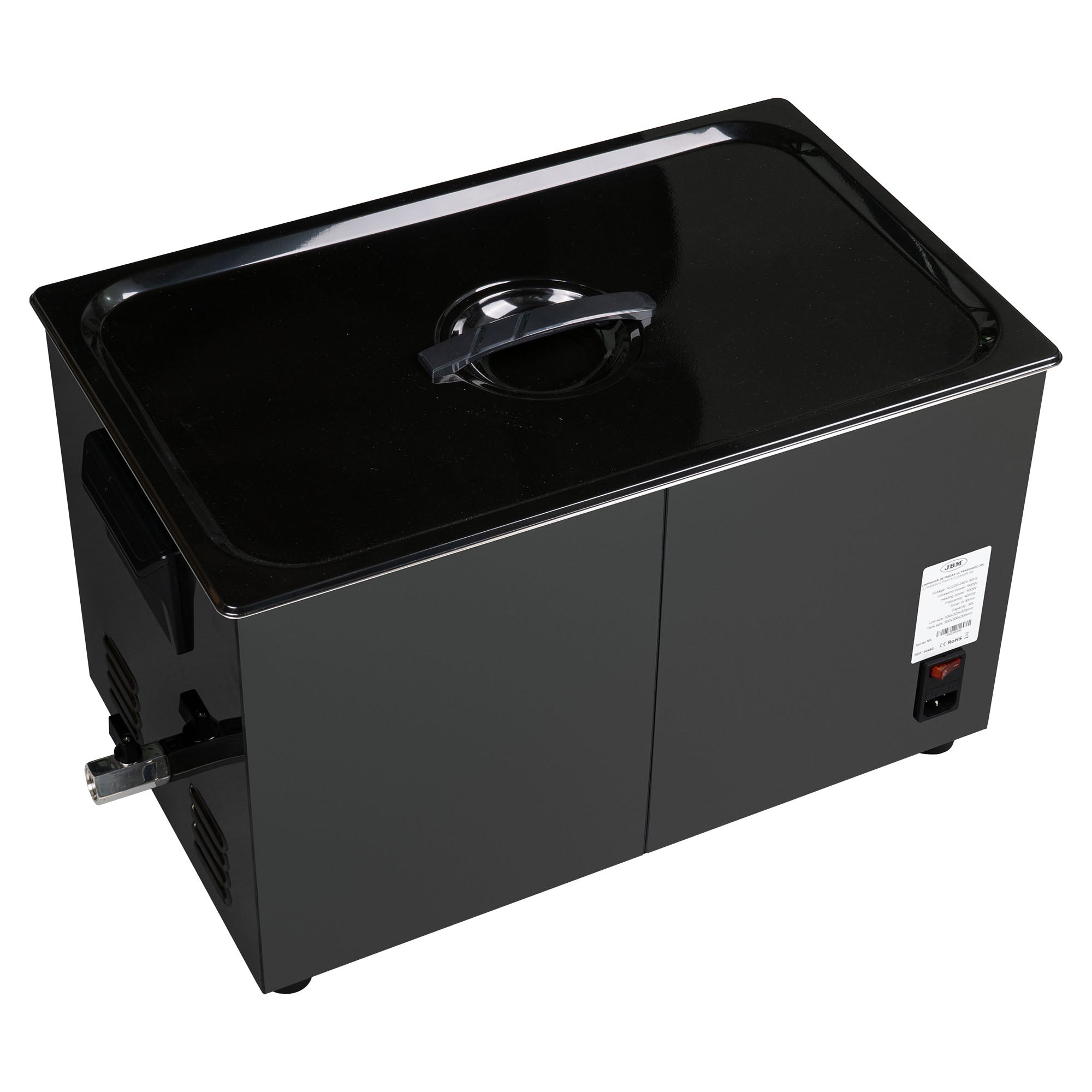 PULITORE AD ULTRASUONI 30L + SABBIATRICE 90L JBM SERIE491 + macchina del caffe'