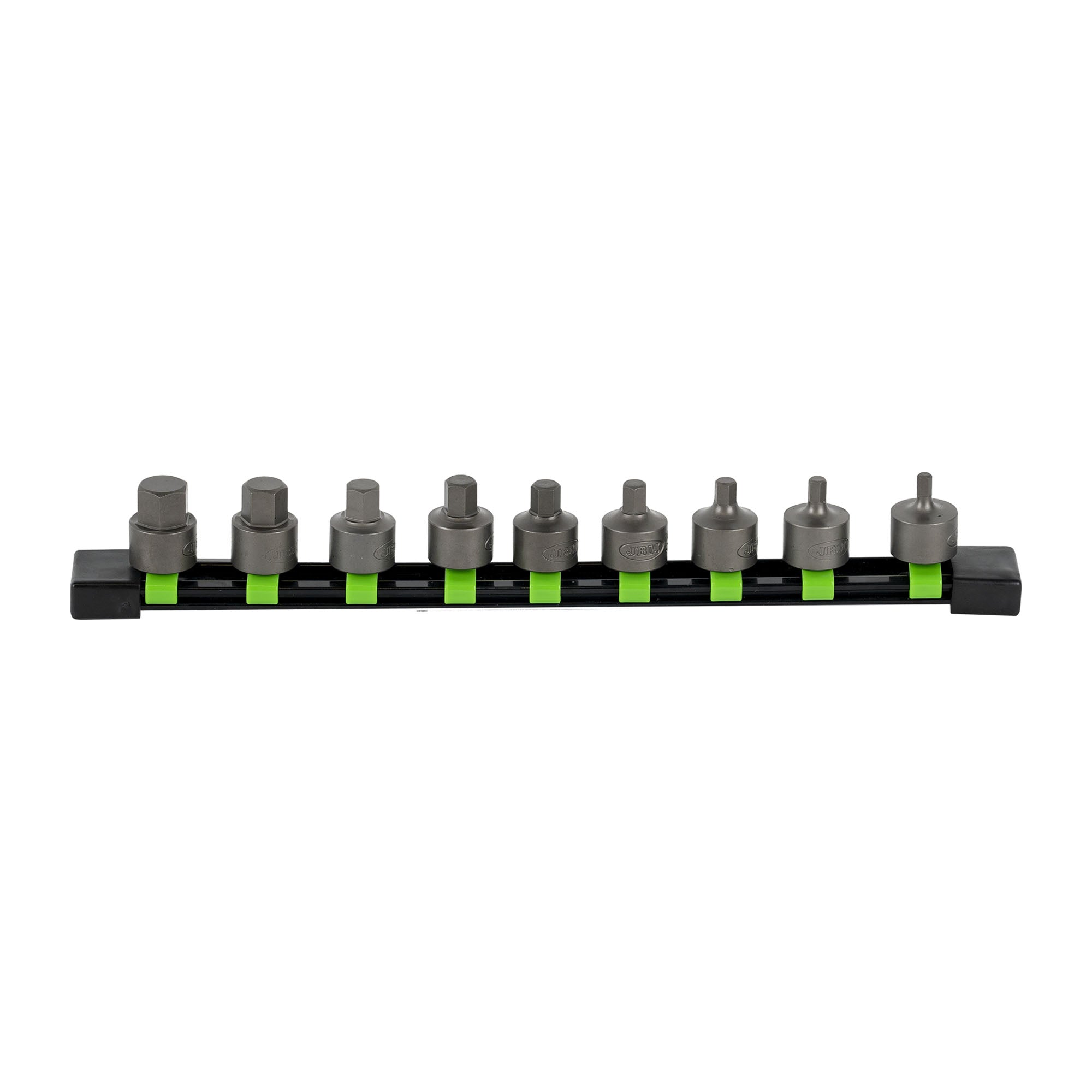 SET DI 9 INSERTI ALLEN CORTI CON BUSSOLE 3/8" 54545 JBM