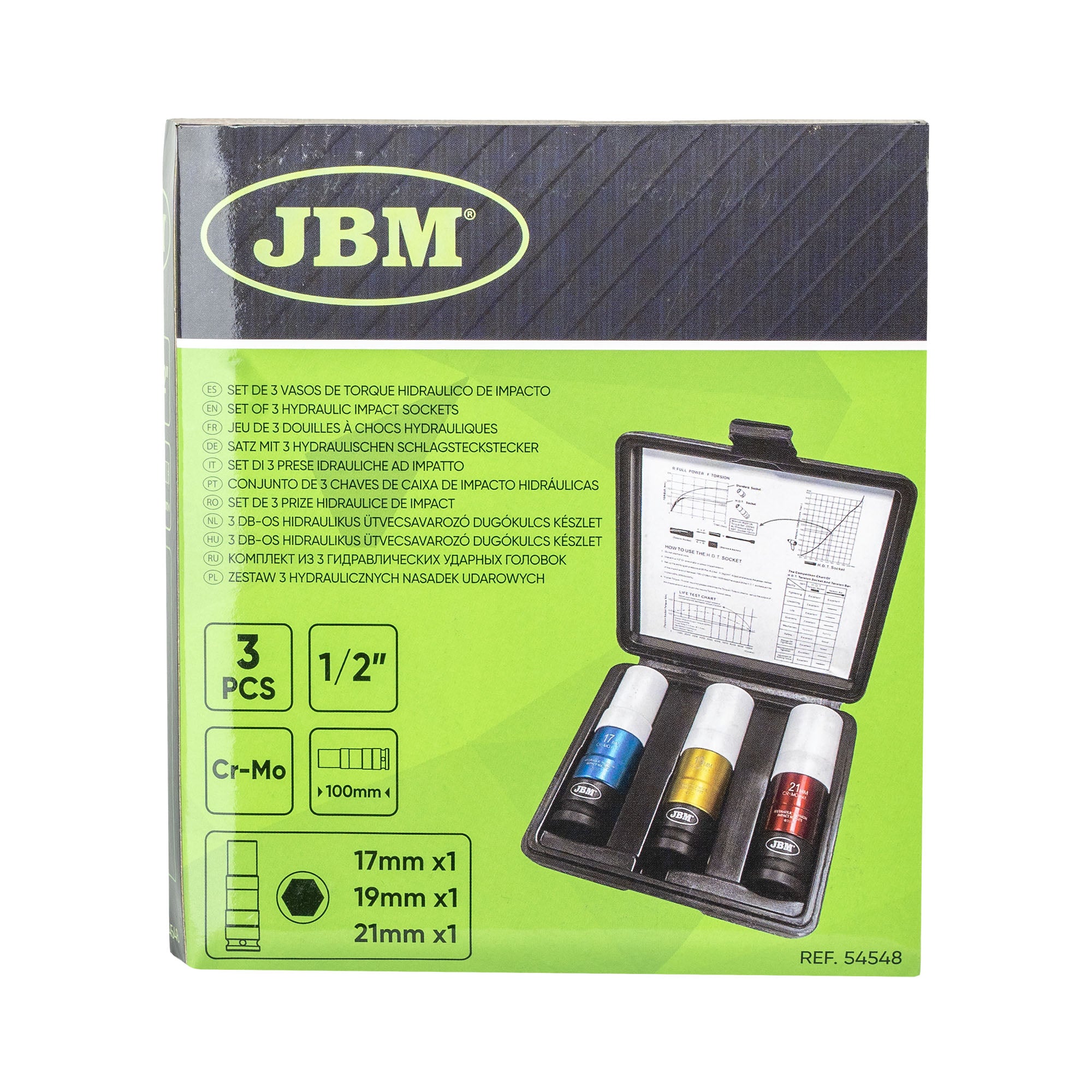 SET DI 3 BUSSOLE A PERCUSSIONE A COPPIA LIMITATA JBM 54548