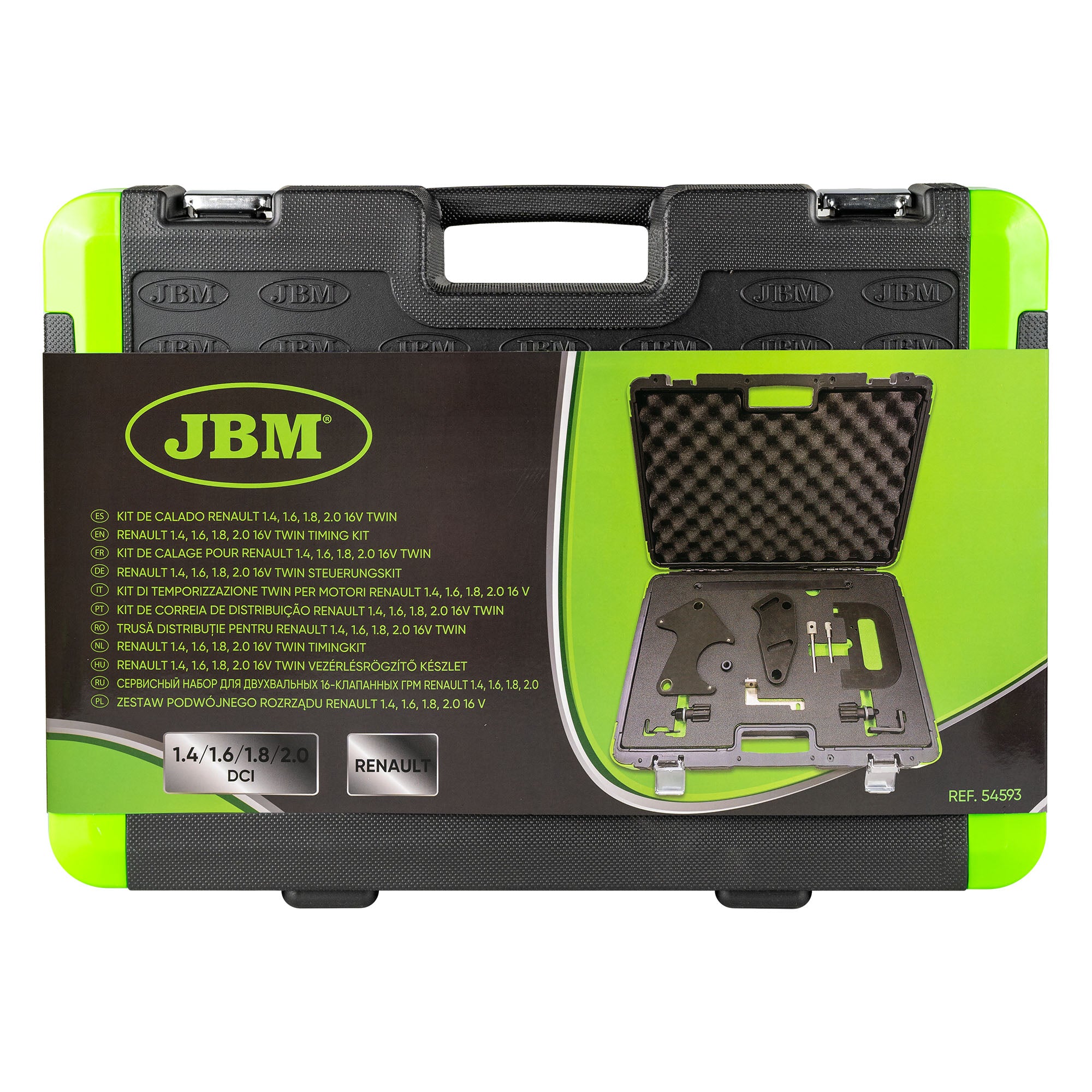 KIT DI MESSA IN FASE PER MOTORI RENAULT 1.4, 1.6, 1.8, 2.0 16 V 54593 JBM