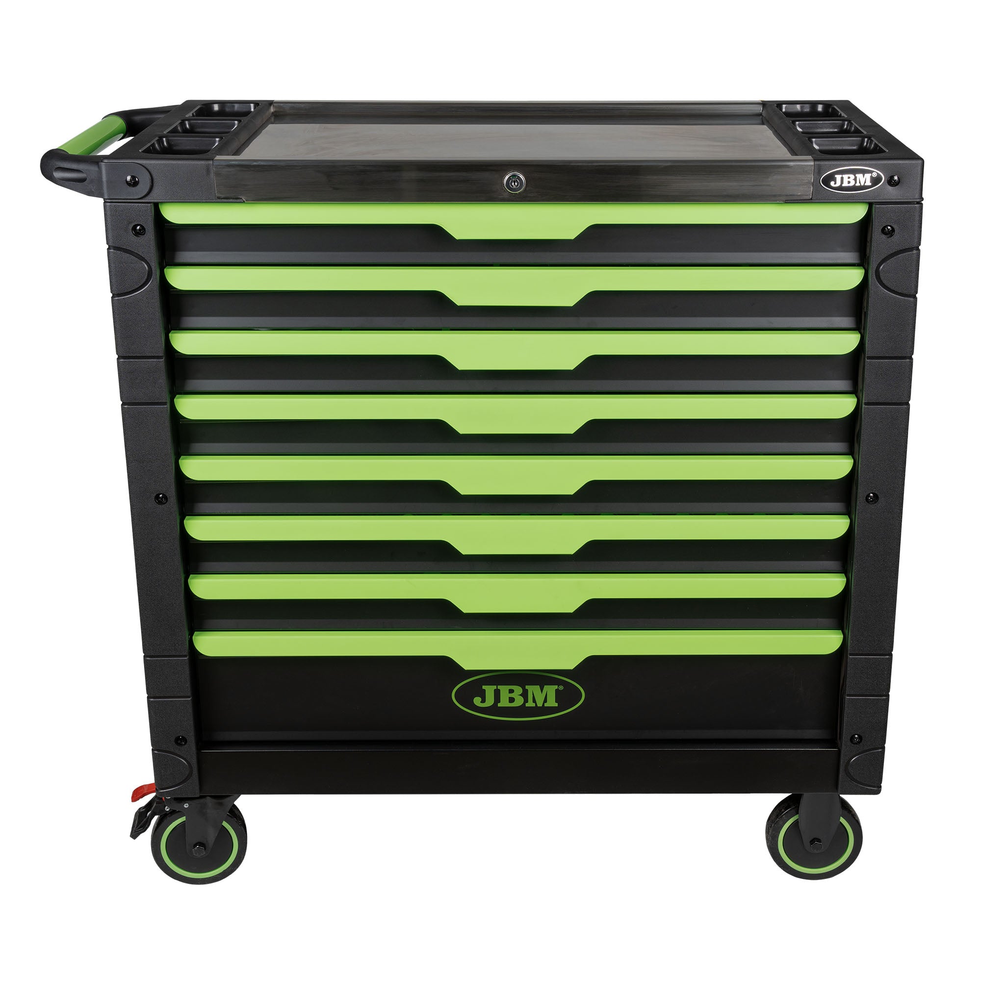 CARRELLO ATTREZZI XL A 8 CASSETTI ASSEMBLATO CON 468 PEZZI JBM 54688 + macchina caffe' SERIE54688P