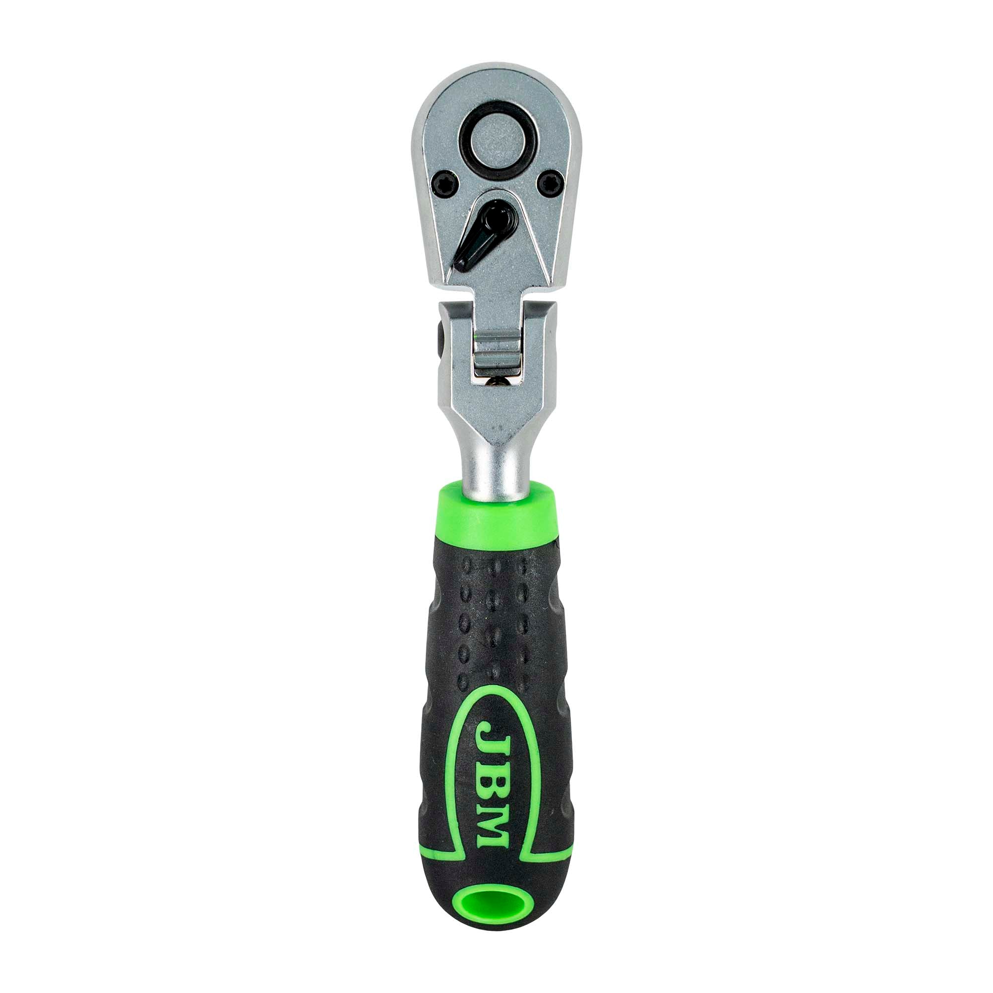 CRICCHETTO ARTICOLATO 1/4" CON TESTA A 72 DENTI 165MM 54691 JBM
