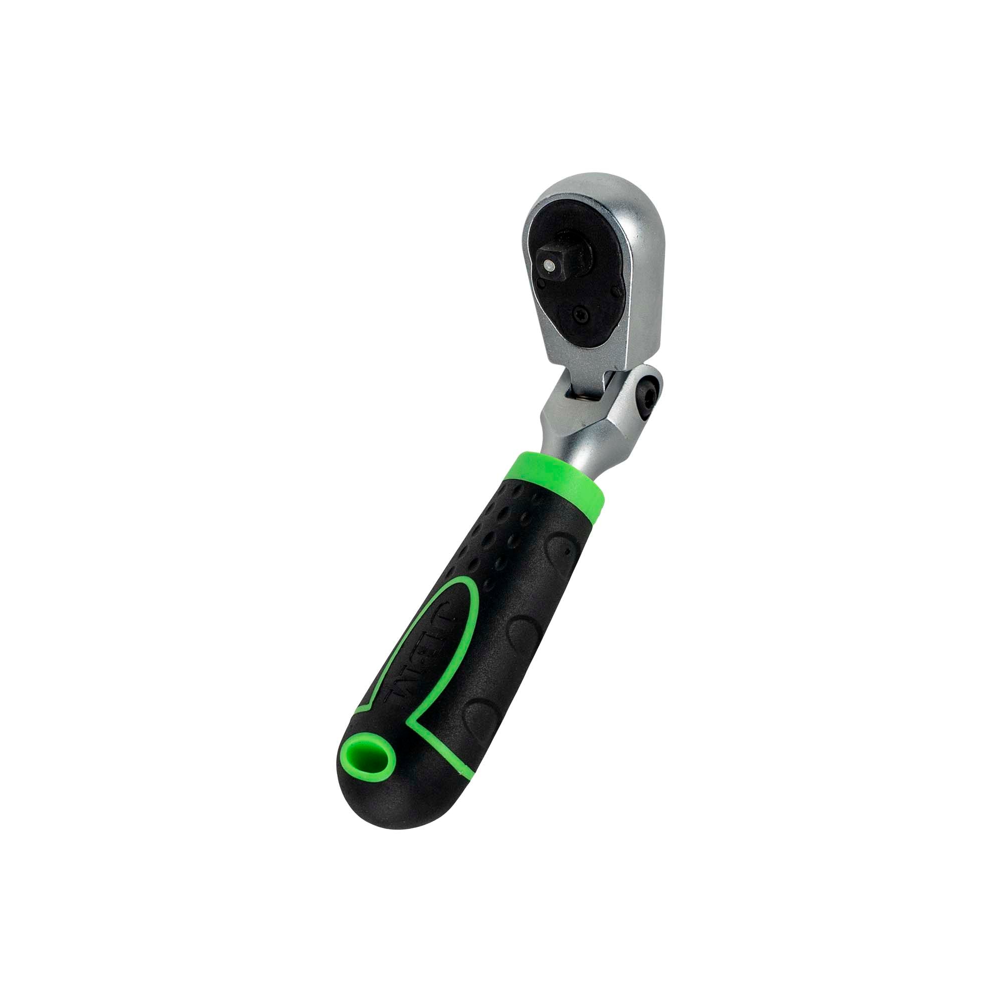CRICCHETTO ARTICOLATO 1/4" CON TESTA A 72 DENTI 165MM 54691 JBM