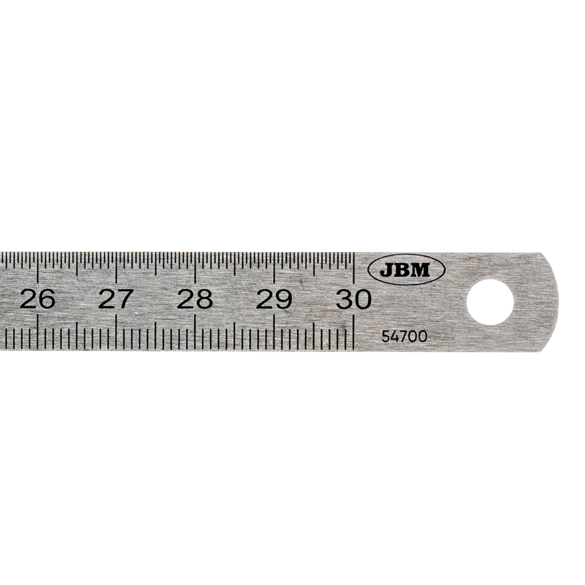 RIGHELLO IN ACCIAIO INOSSIDABILE DA 30 CM 54700 JBM