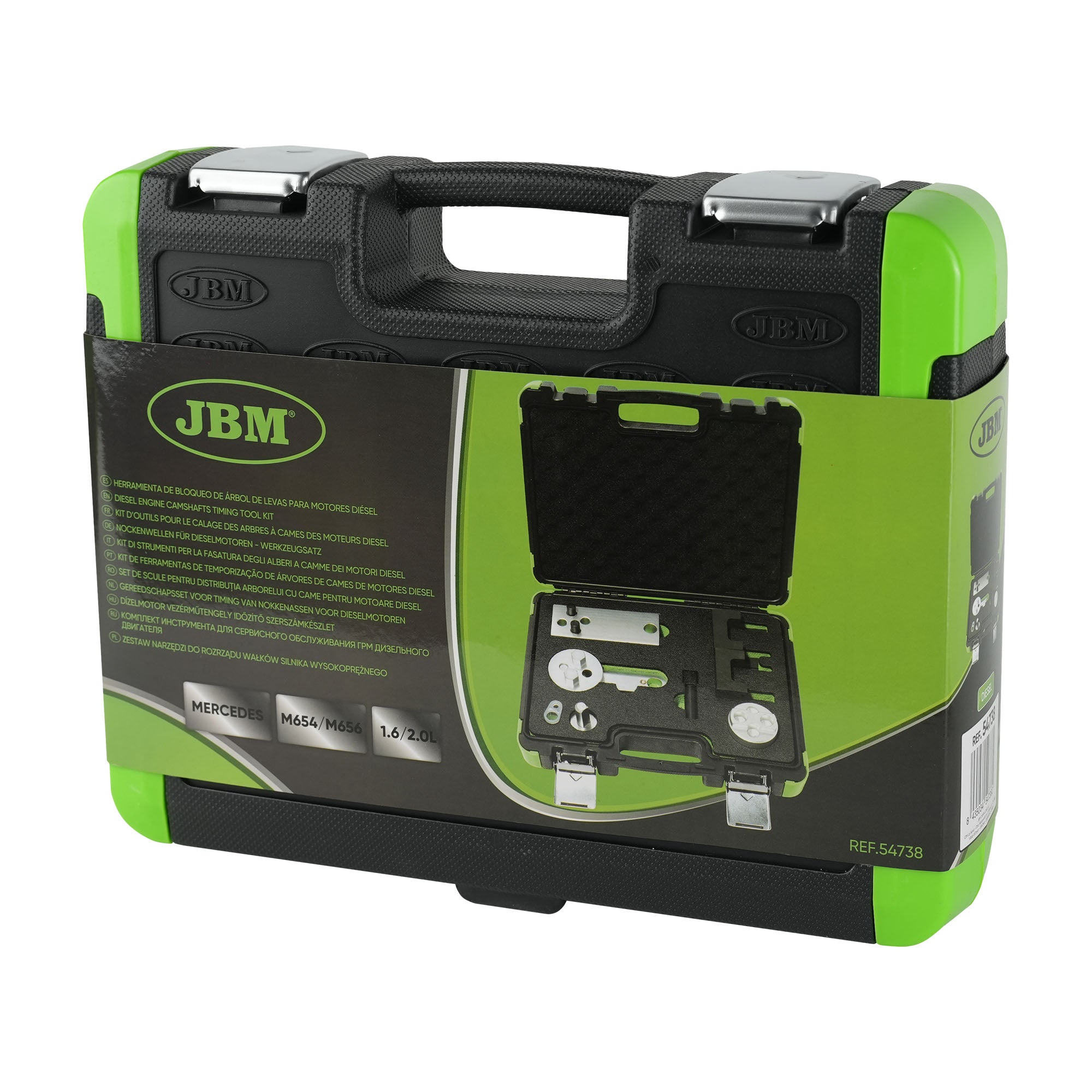 KIT DI MESSA IN FASE DELL'ALBERO A CAMME PER MOTORI DIESEL MERCEDES 54738 JBM