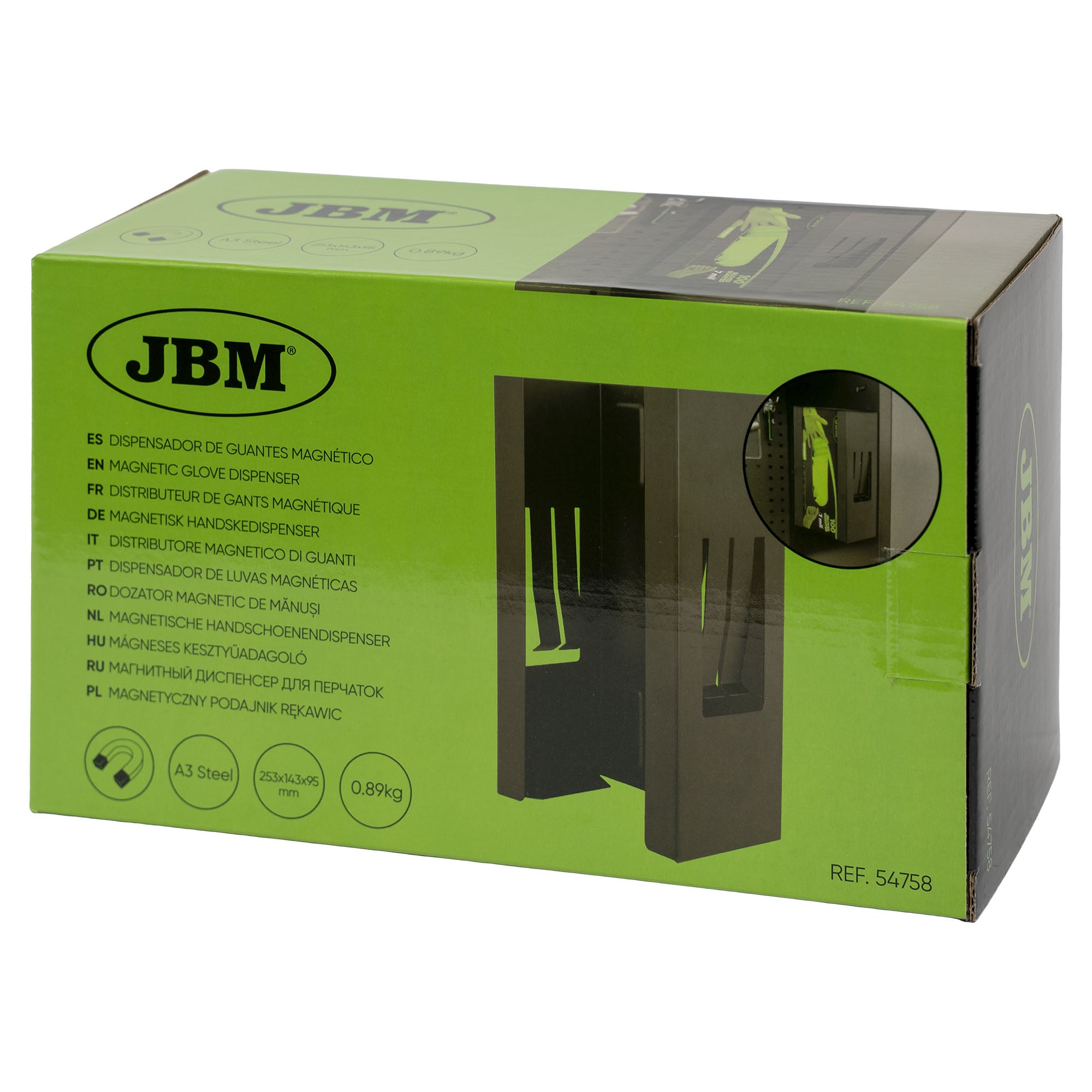DISTRIBUTORE MAGNETICO DI GUANTI JBM 54758