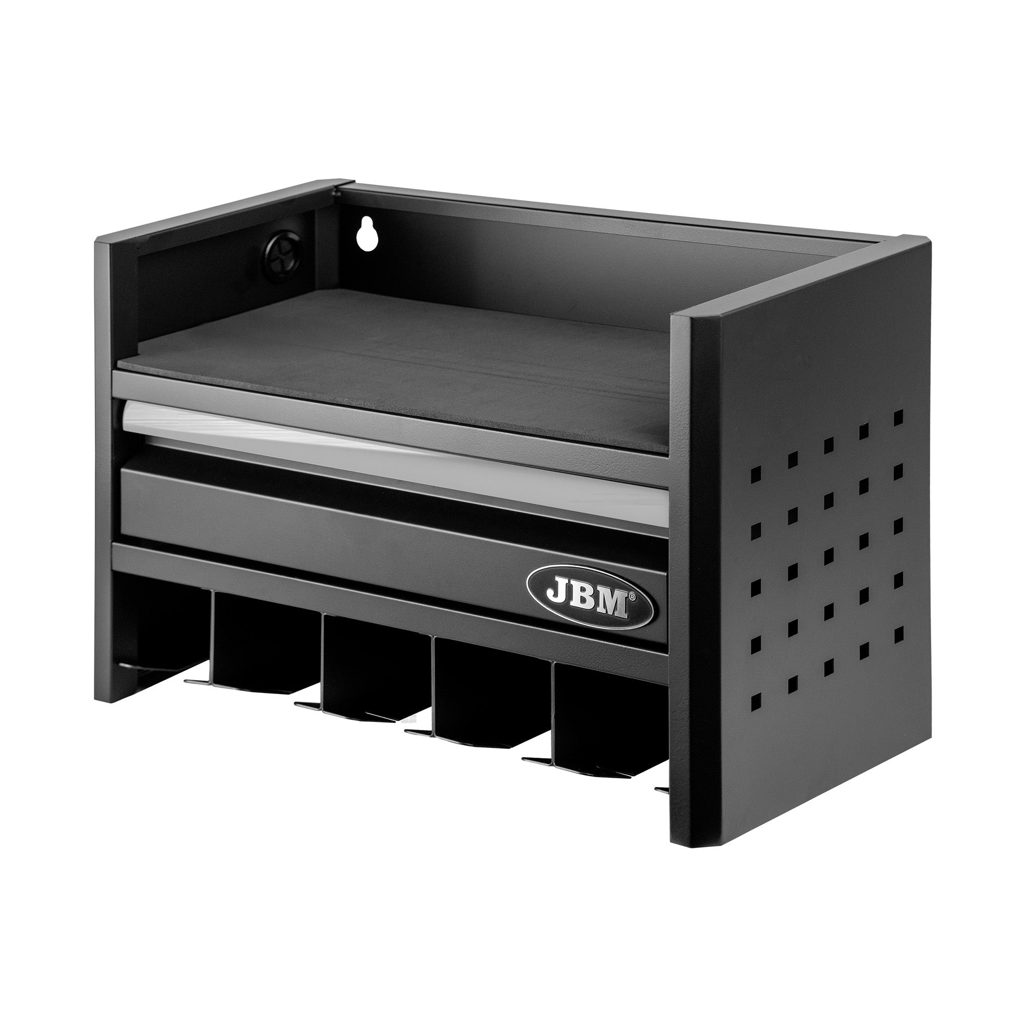 MENSOLA PER ATTREZZI ELETTRICI A 3 LIVELLI - ARGENTO 54784S JBM