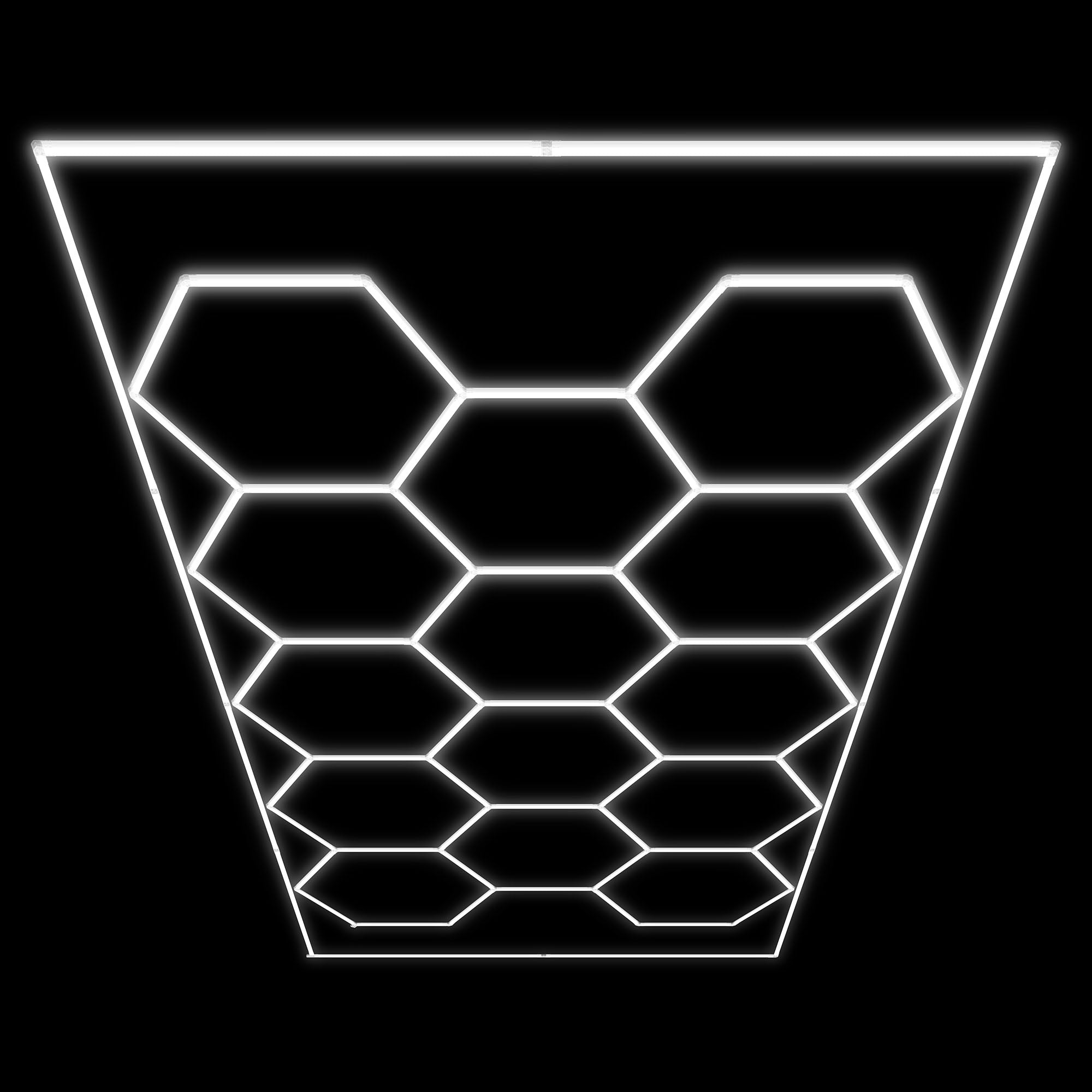 SET DI PLAFONIERE ESAGONALI A LED JBM 54805 2430x4835mm