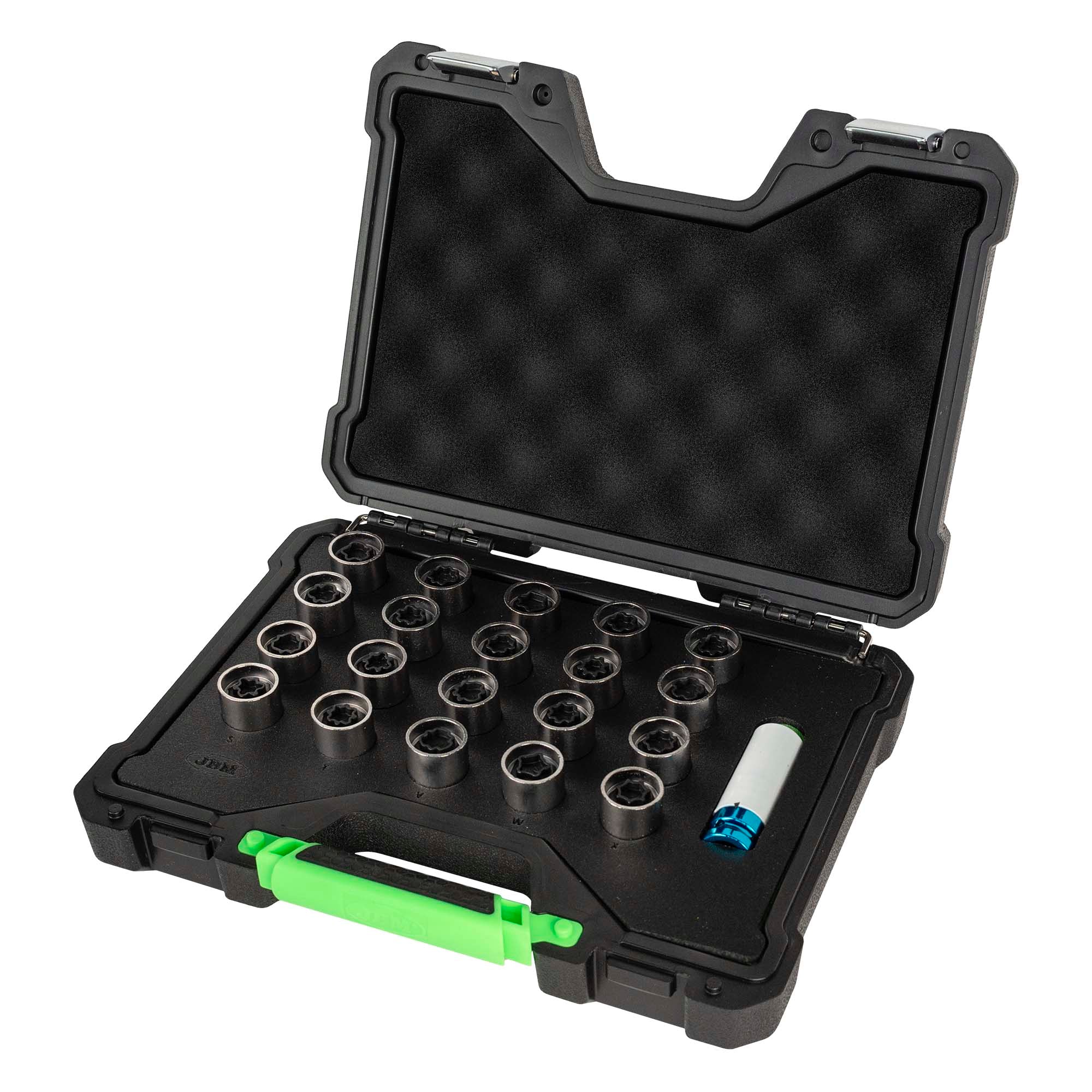SET DI 22 CHIAVI PER BULLONE DI BLOCCO RUOTA PER AUDI 54809 JBM