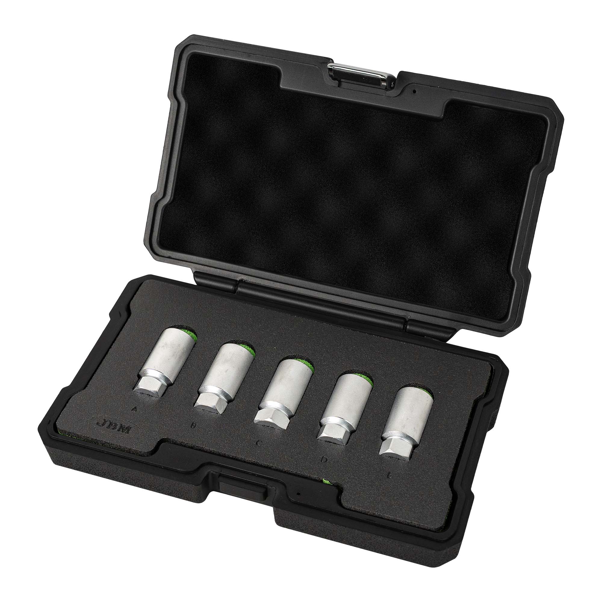 SET DI 5 CHIAVI A BUSSOLA PER BULLONI DI BLOCCO RUOTA PER TESLA 3, S, X 54823 JBM