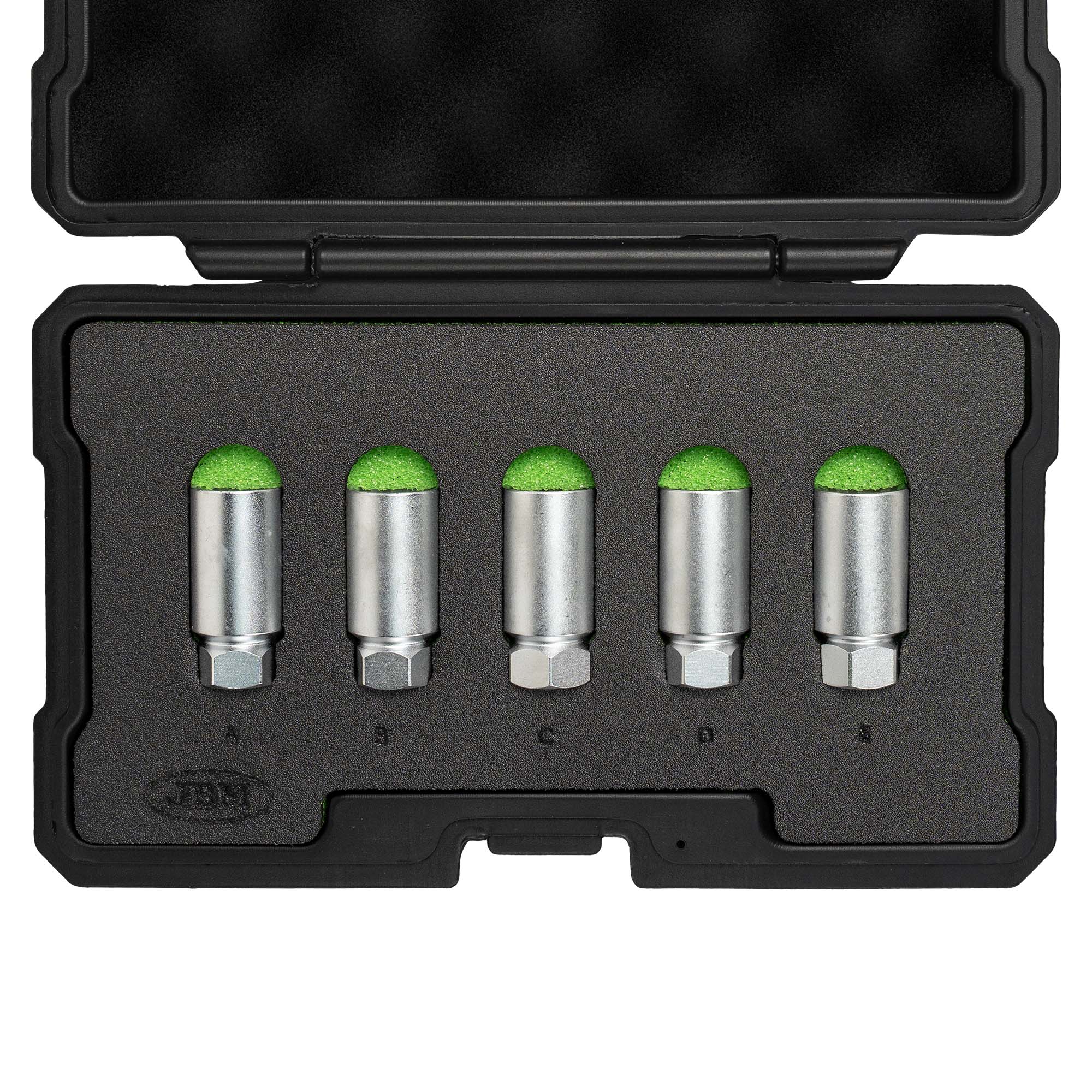 SET DI 5 CHIAVI A BUSSOLA PER BULLONI DI BLOCCO RUOTA PER TESLA 3, S, X 54823 JBM
