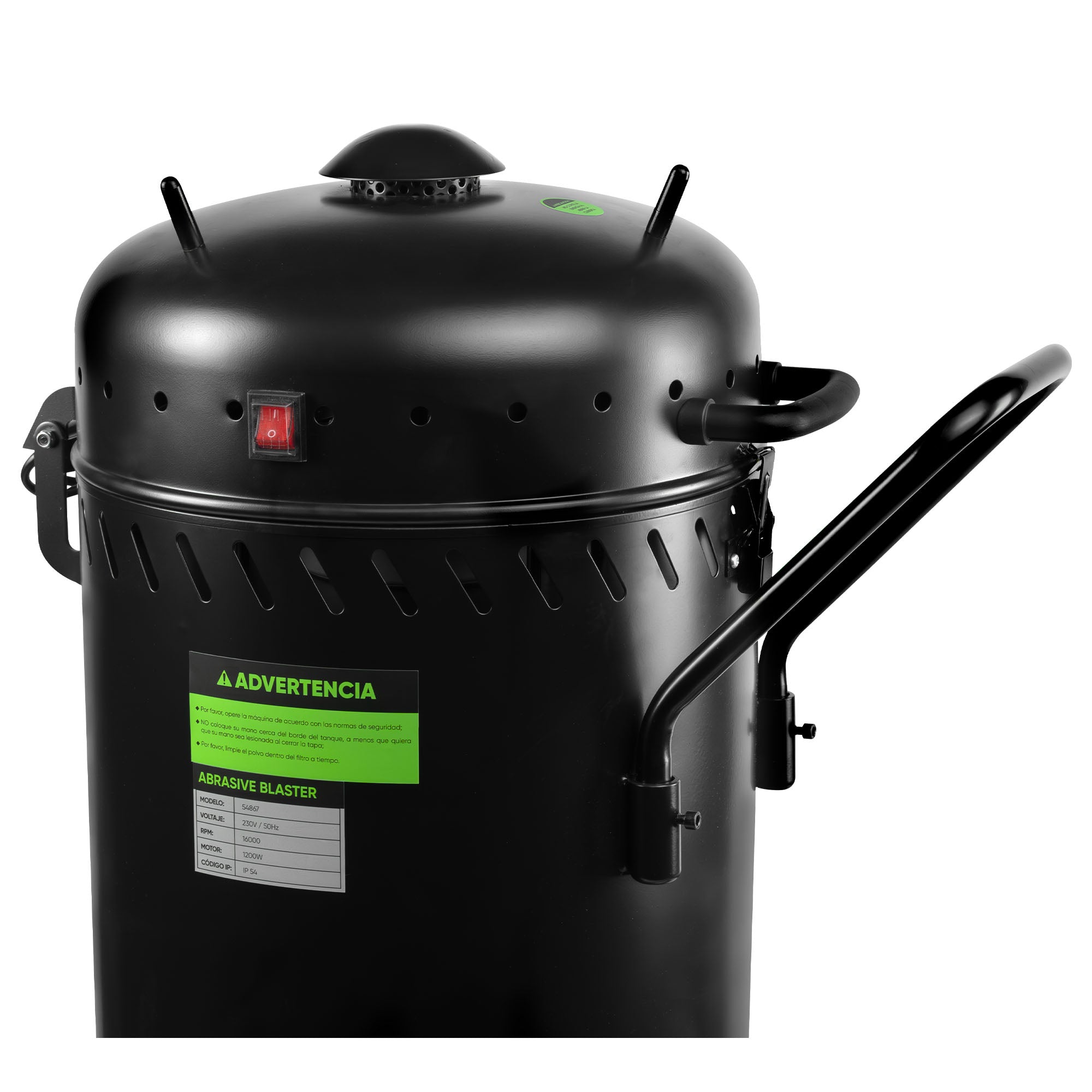 MACCHINA SABBIATRICE CON SISTEMA DI ASPIRAZIONE E VUOTO – 17L JBM 54867