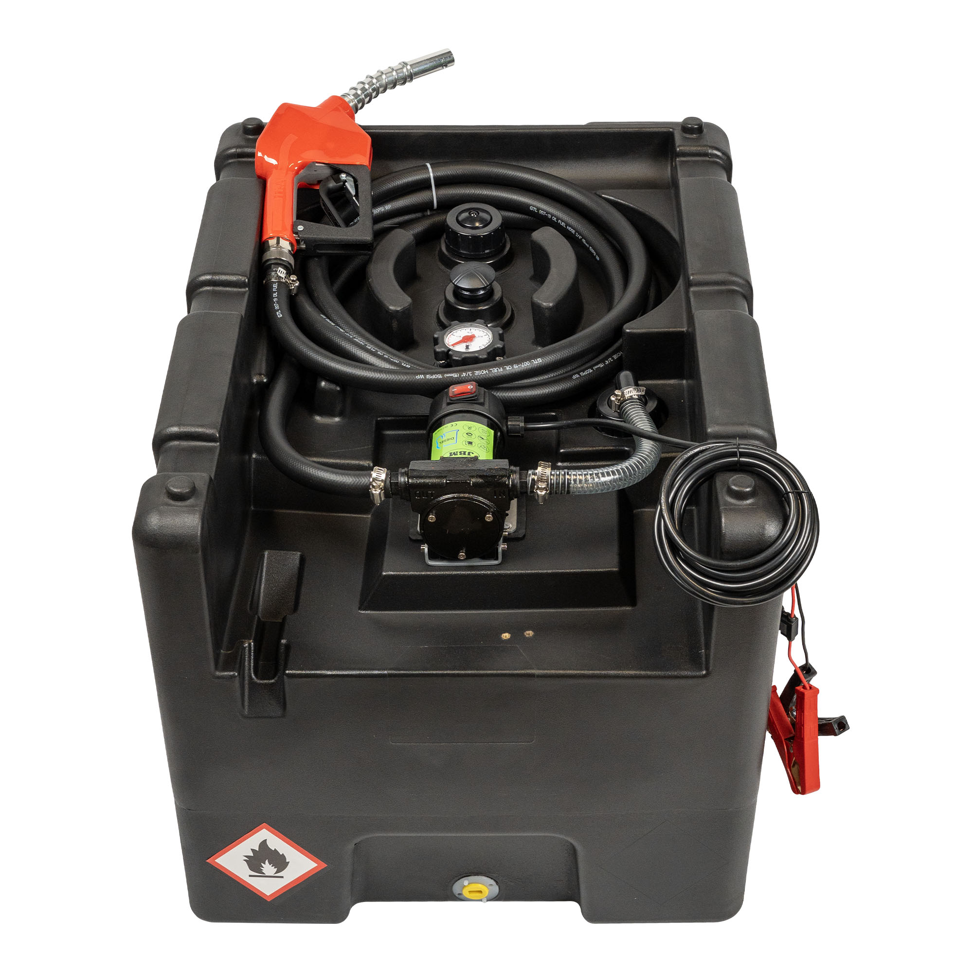 POMPA ELETTRICA PER CARBURANTE DIESEL CON SERBATOIO DA 200L JBM 54875